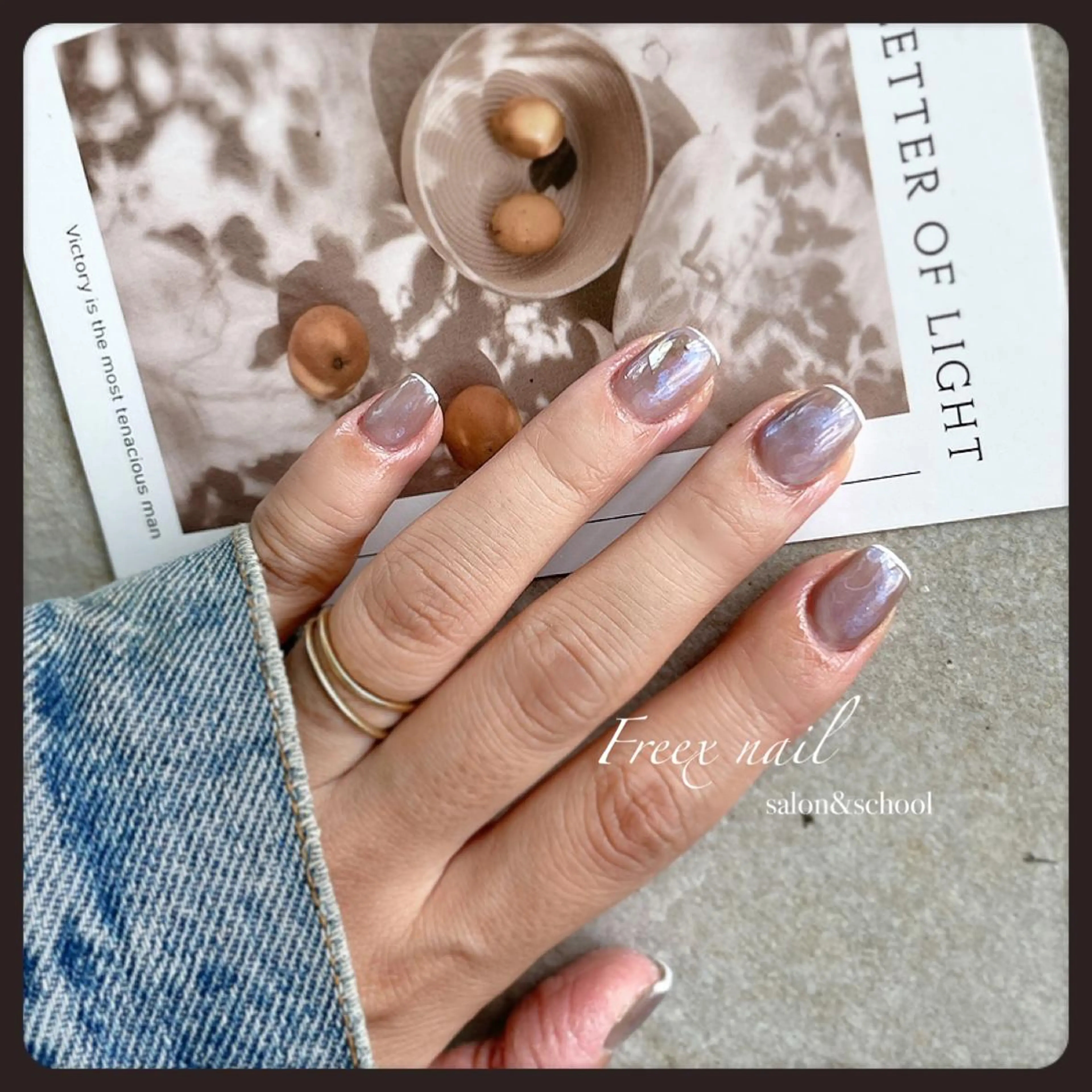 ネイル ニュアンスネイル ハンドネイル ハンドケア freex nail /ニュアンス/個性派のネイルデザイン