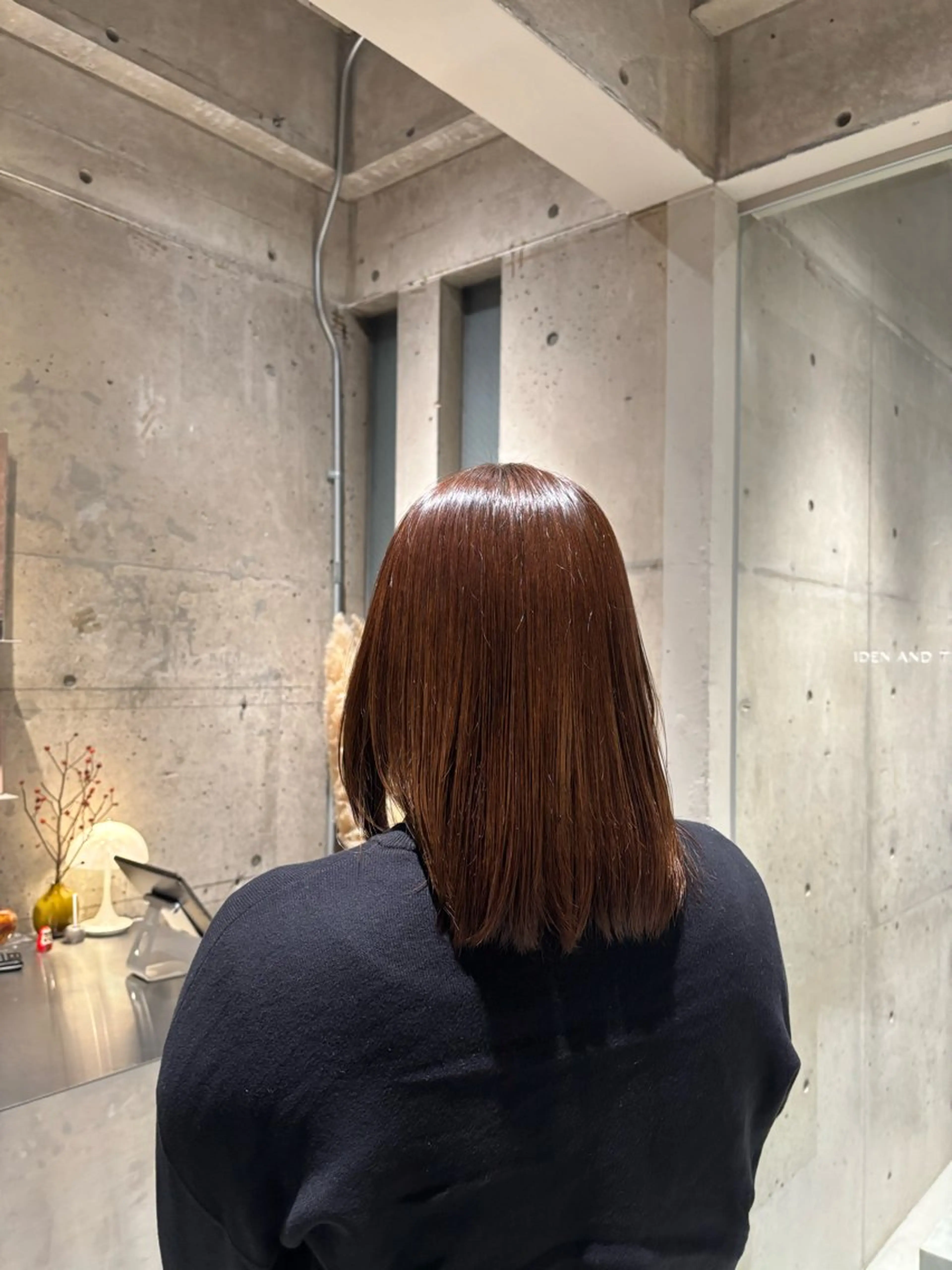ミディアム 縮毛矯正 艶髪🫧 Suzunaのヘアスタイル