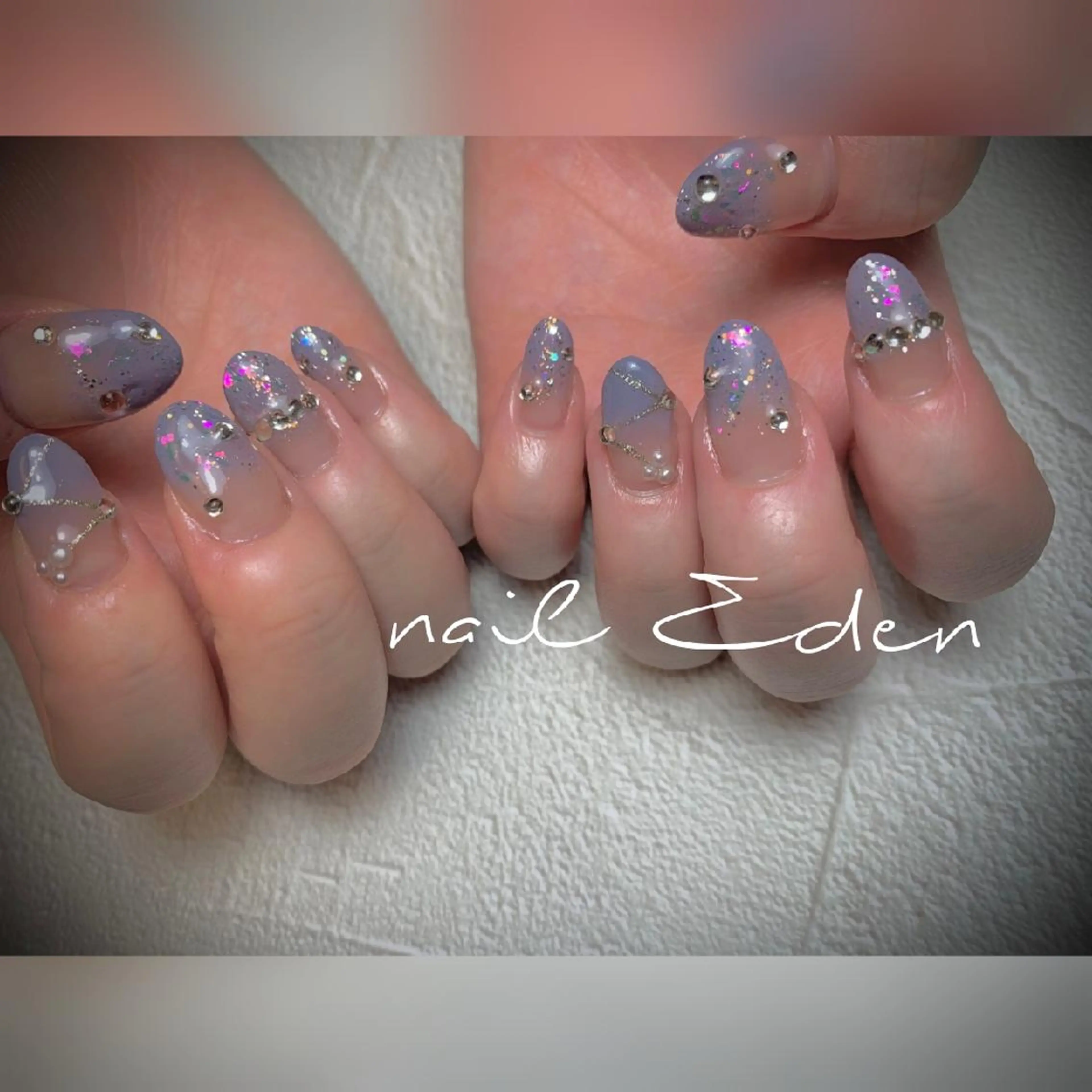 ネイル ワンホンネイル Eden ♾️のネイルデザイン