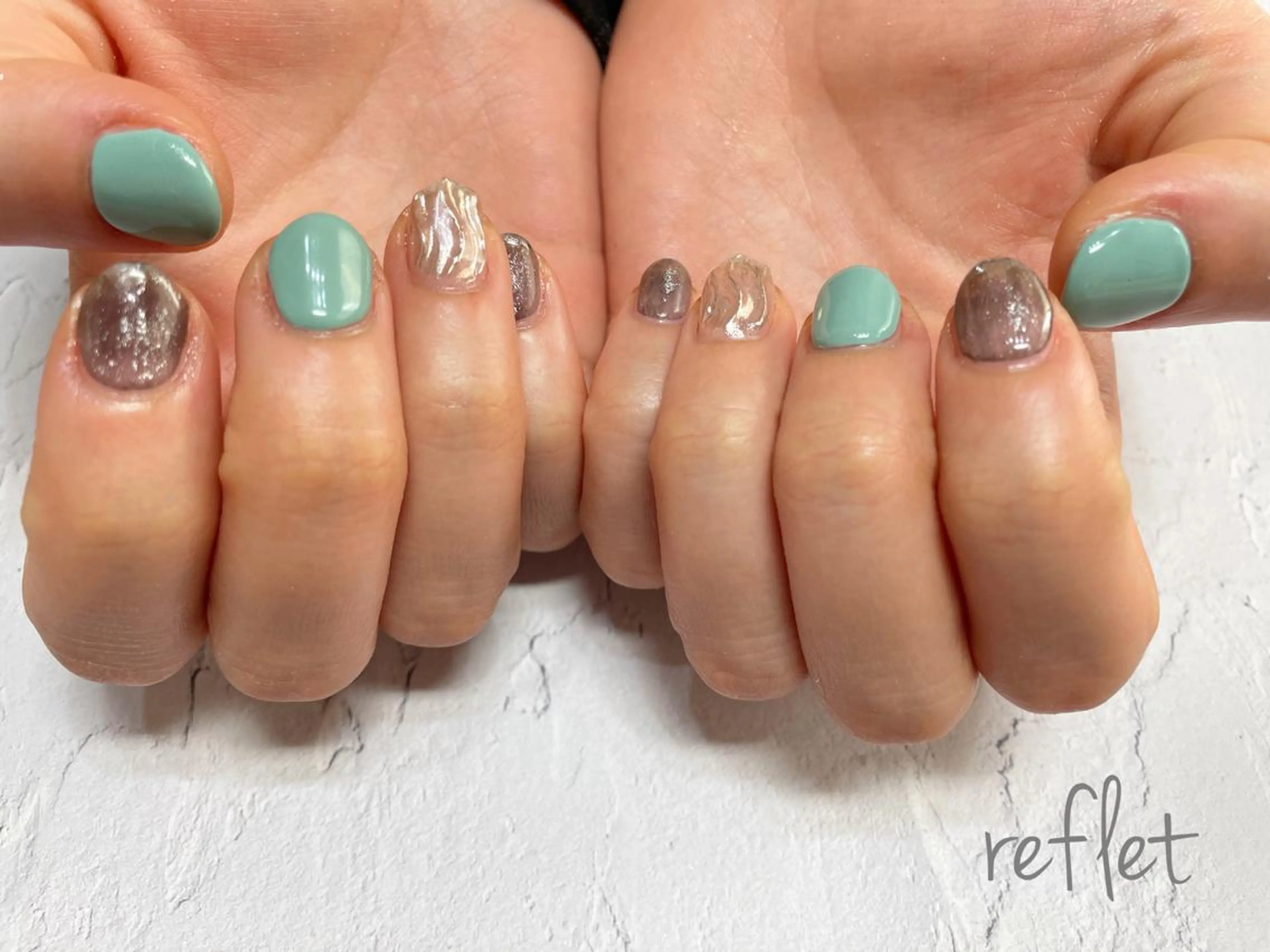 ネイル ハンドネイル reflet nailのネイルデザイン