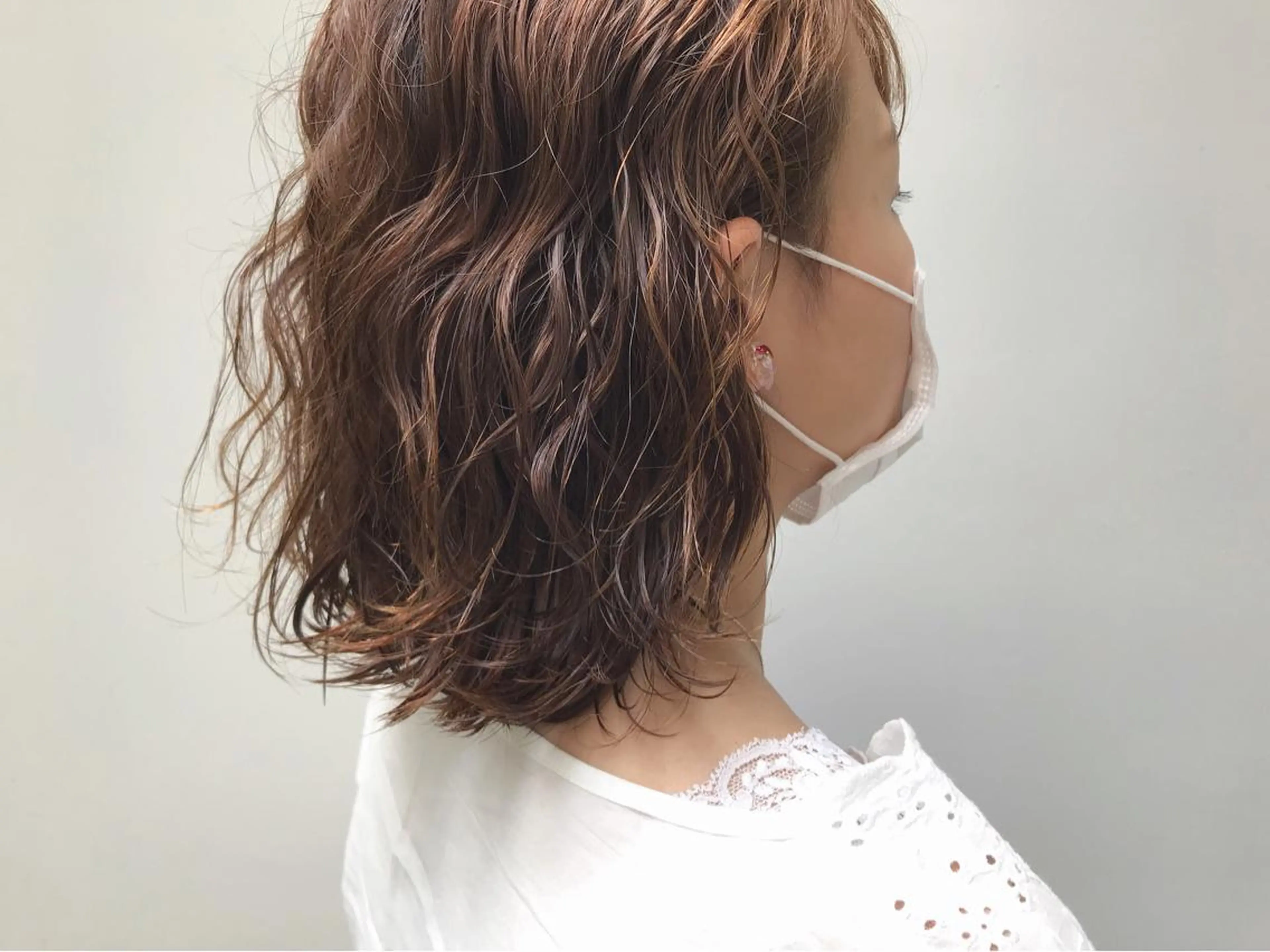 ショート パーマ 土屋 紗也果のヘアスタイル