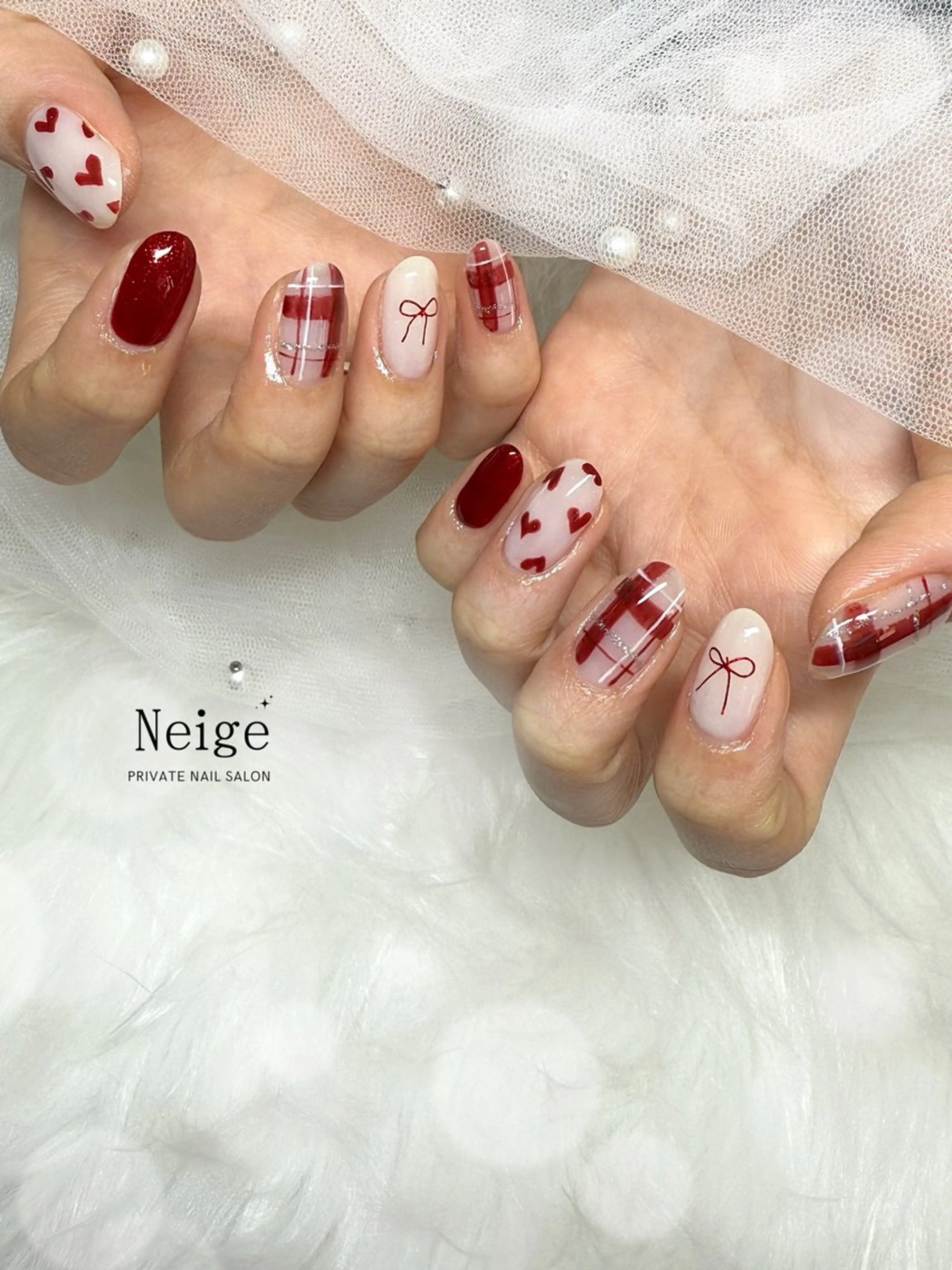 ネイル ハンドネイル Neige 𓂃 aiのネイルデザイン