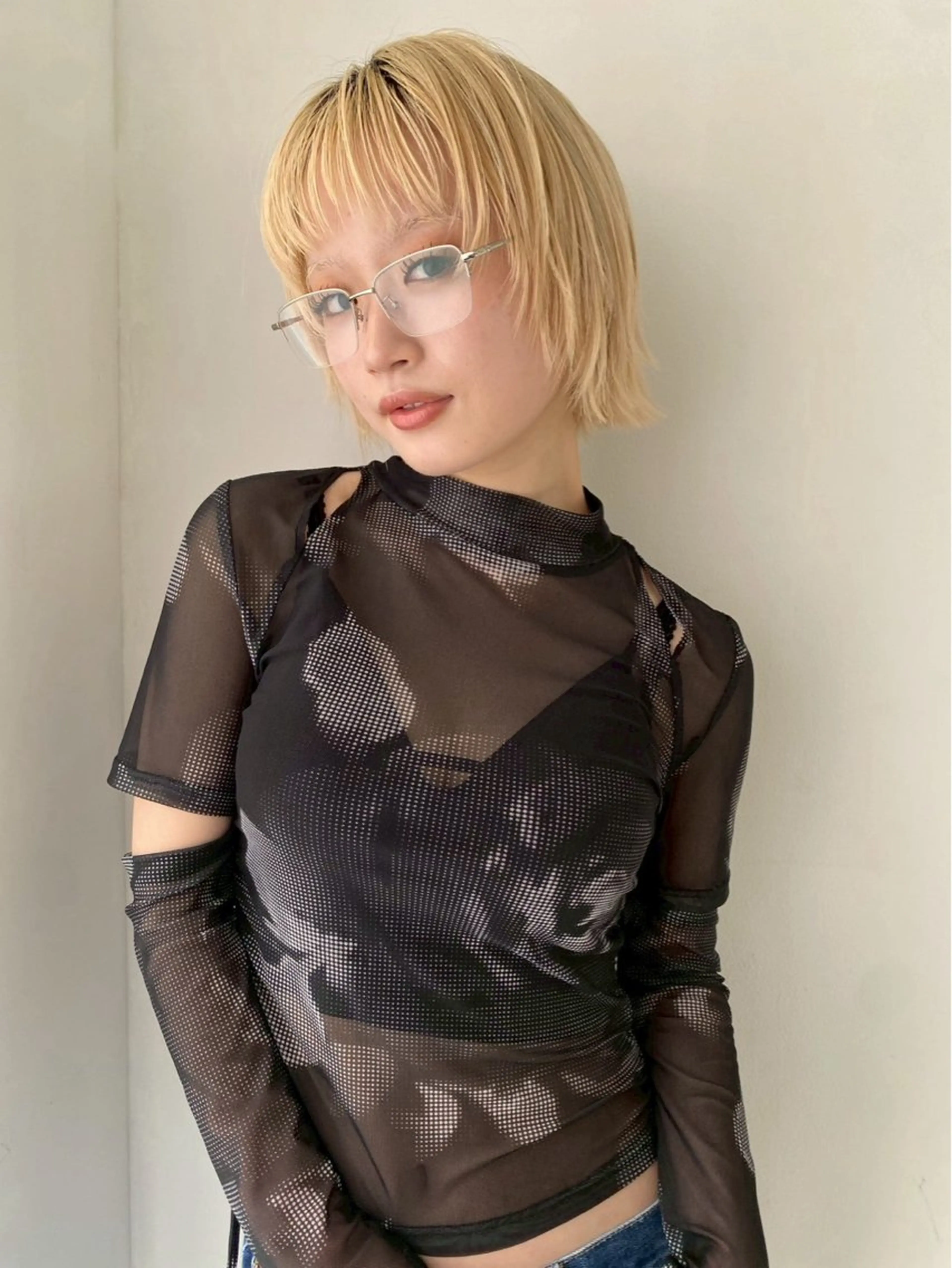 ショート ヘアカラー ダブルカラー/ 艶カラー／こうきのヘアスタイル