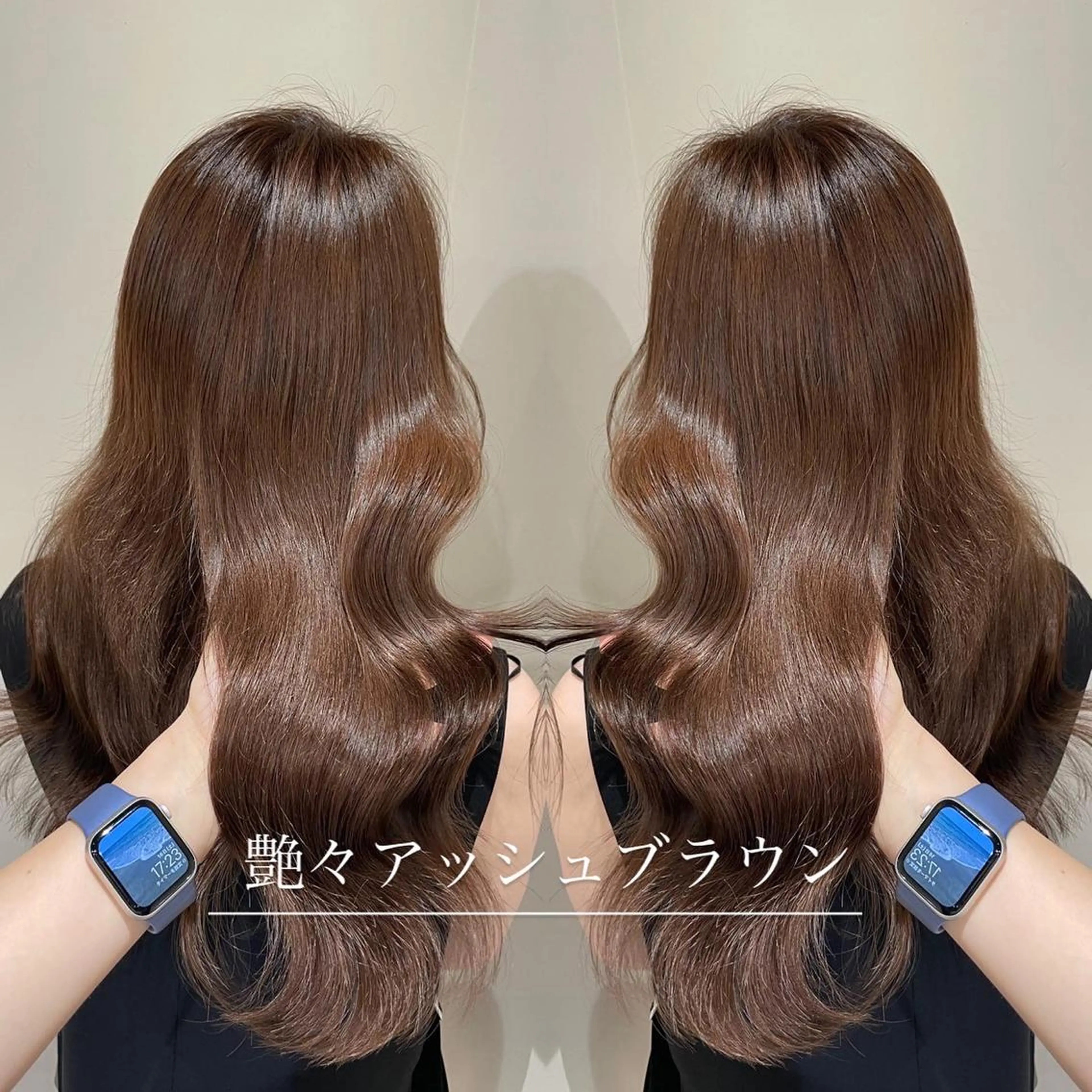 セミロング カラー ブラウンカラー 🦋美髪／エクステ 🦋アベイクミのヘアスタイル