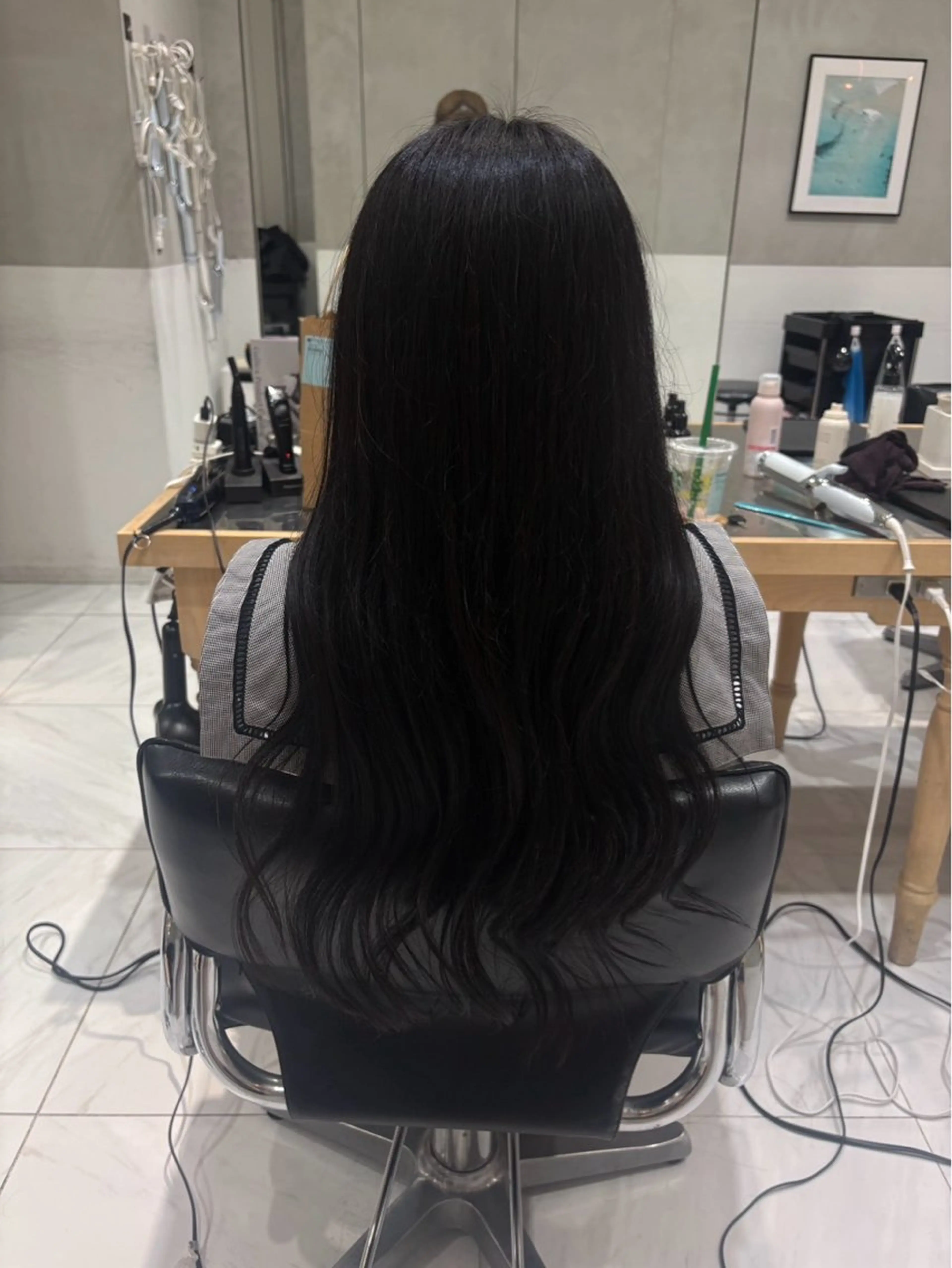 ロング カラー 艶カラー🫧 🩵ちとせ🩵のヘアスタイル