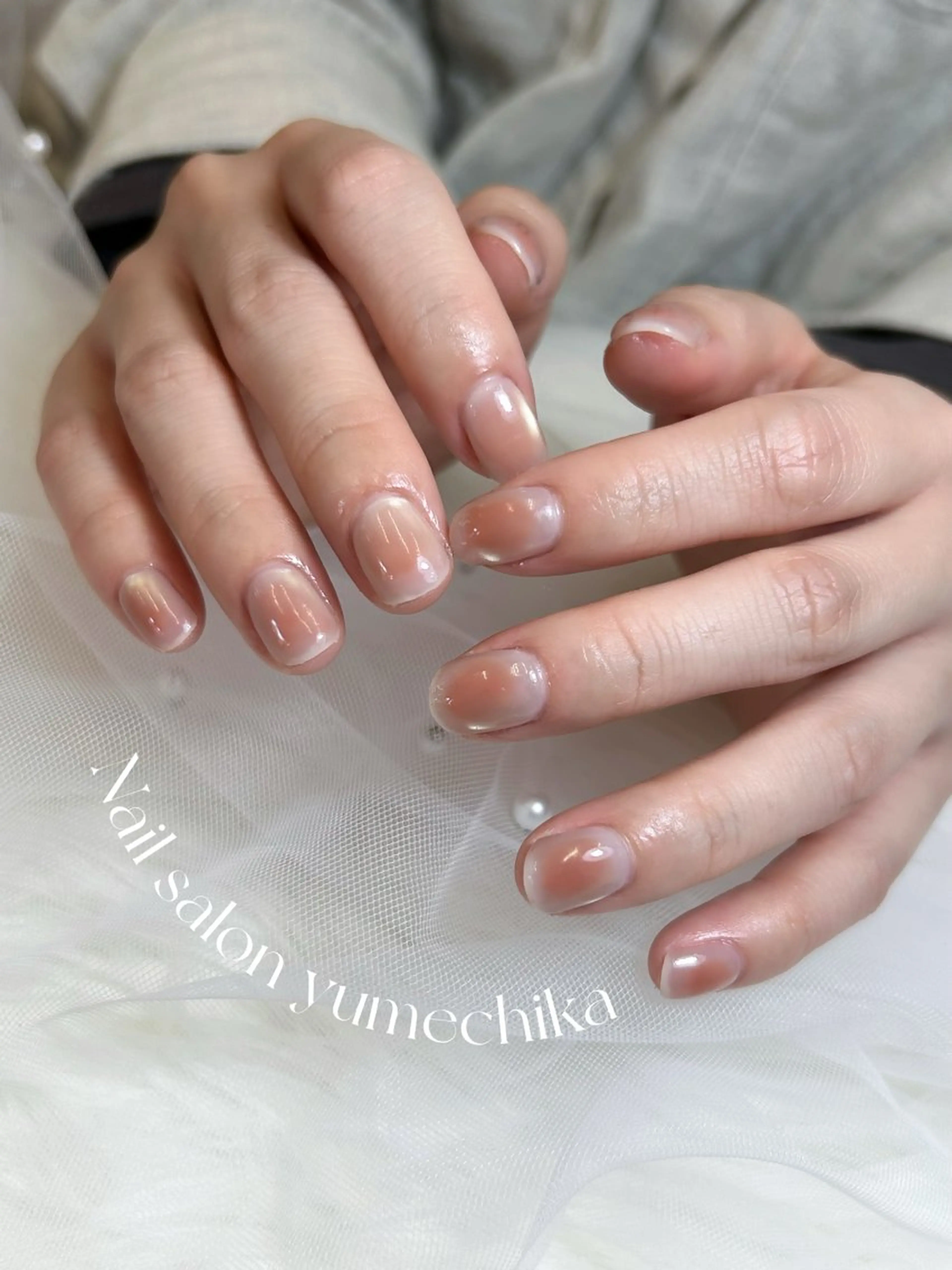 ネイル アートネイル チークネイル マグネットネイル Nail salon Yumechikaのネイルデザイン