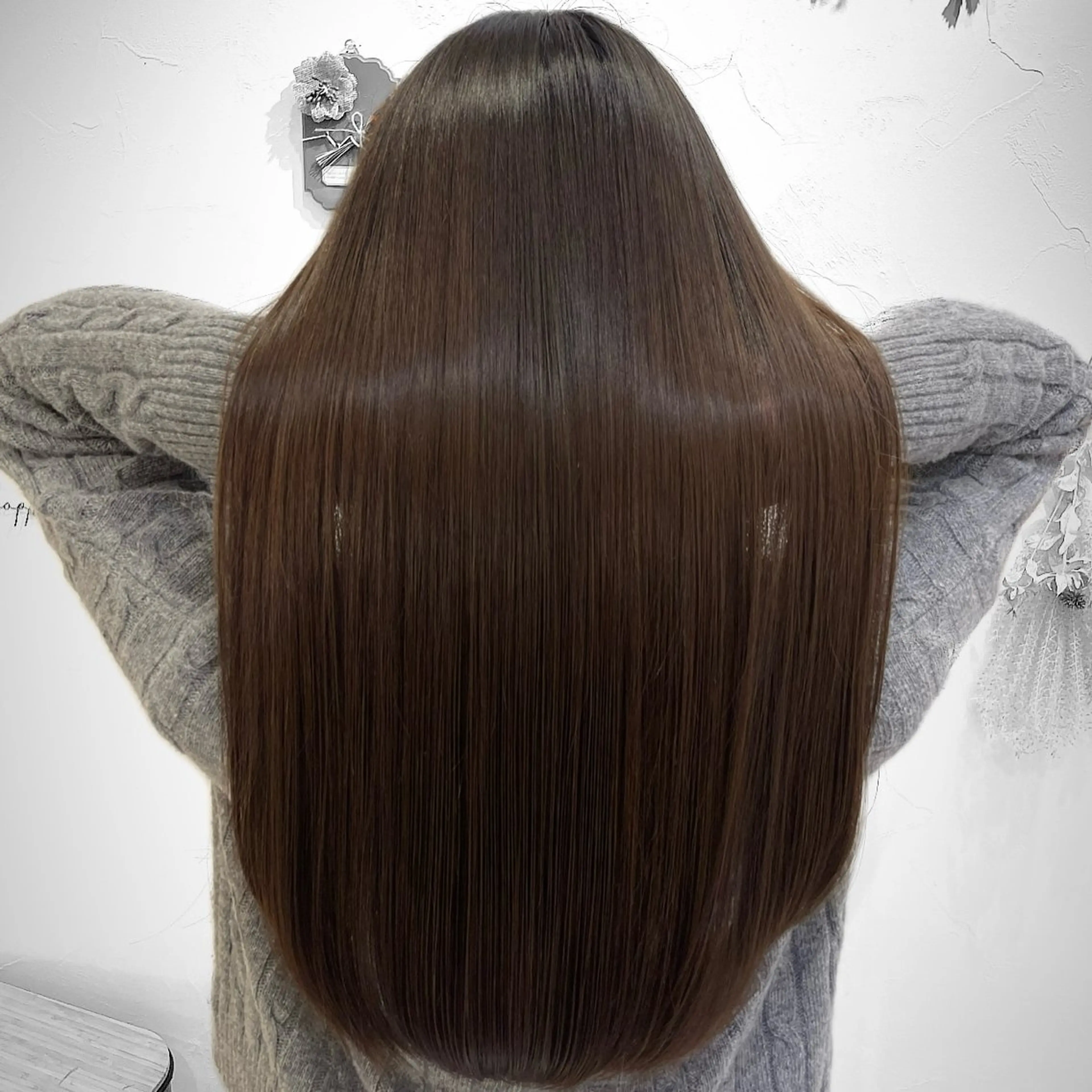 ロング 縮毛・酸性ストレート 特化のヘアスタイル