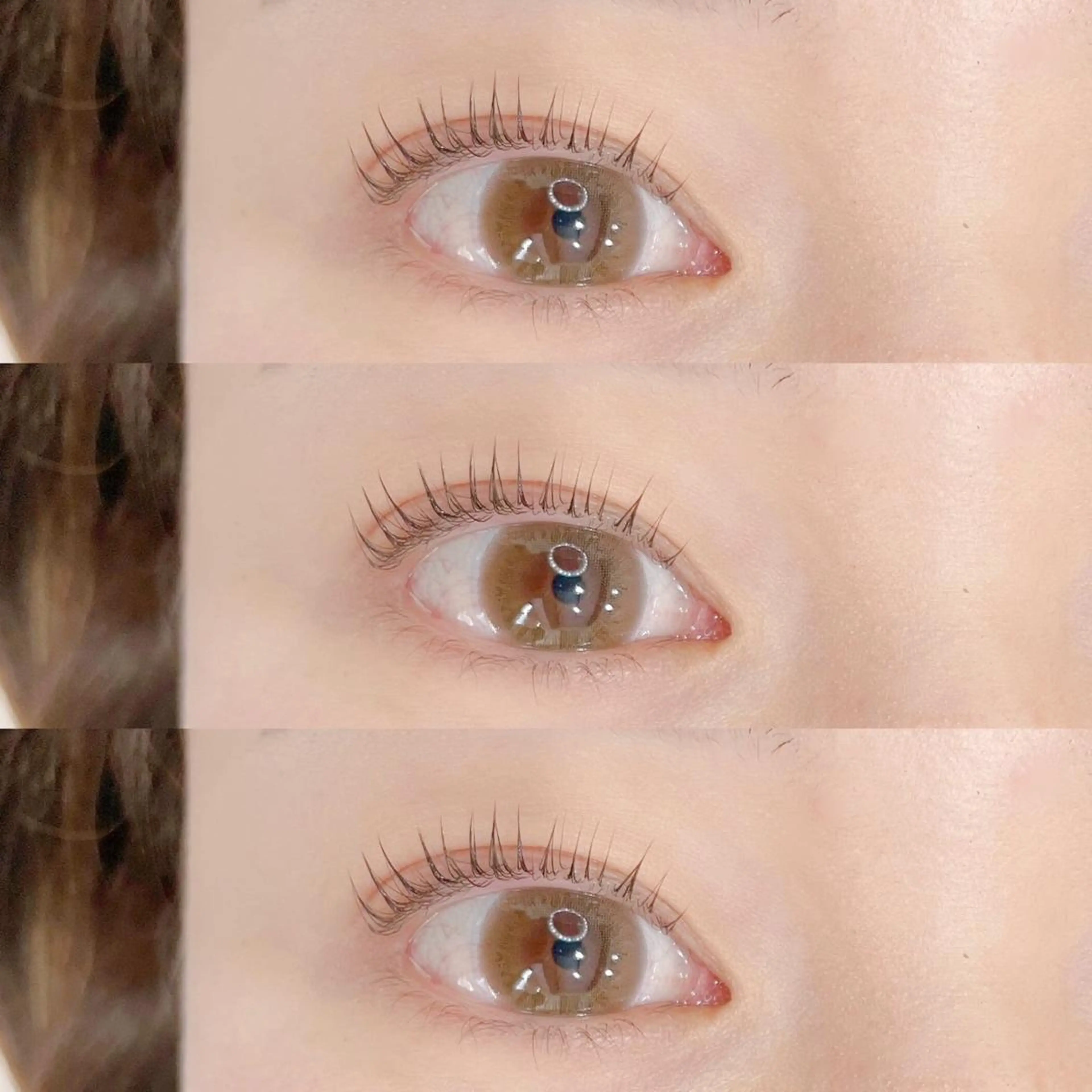 マツエク・マツパ ナチュラル 似合わせ ワンホン 束感まつ毛 西本町のマツエク・マツパデザイン