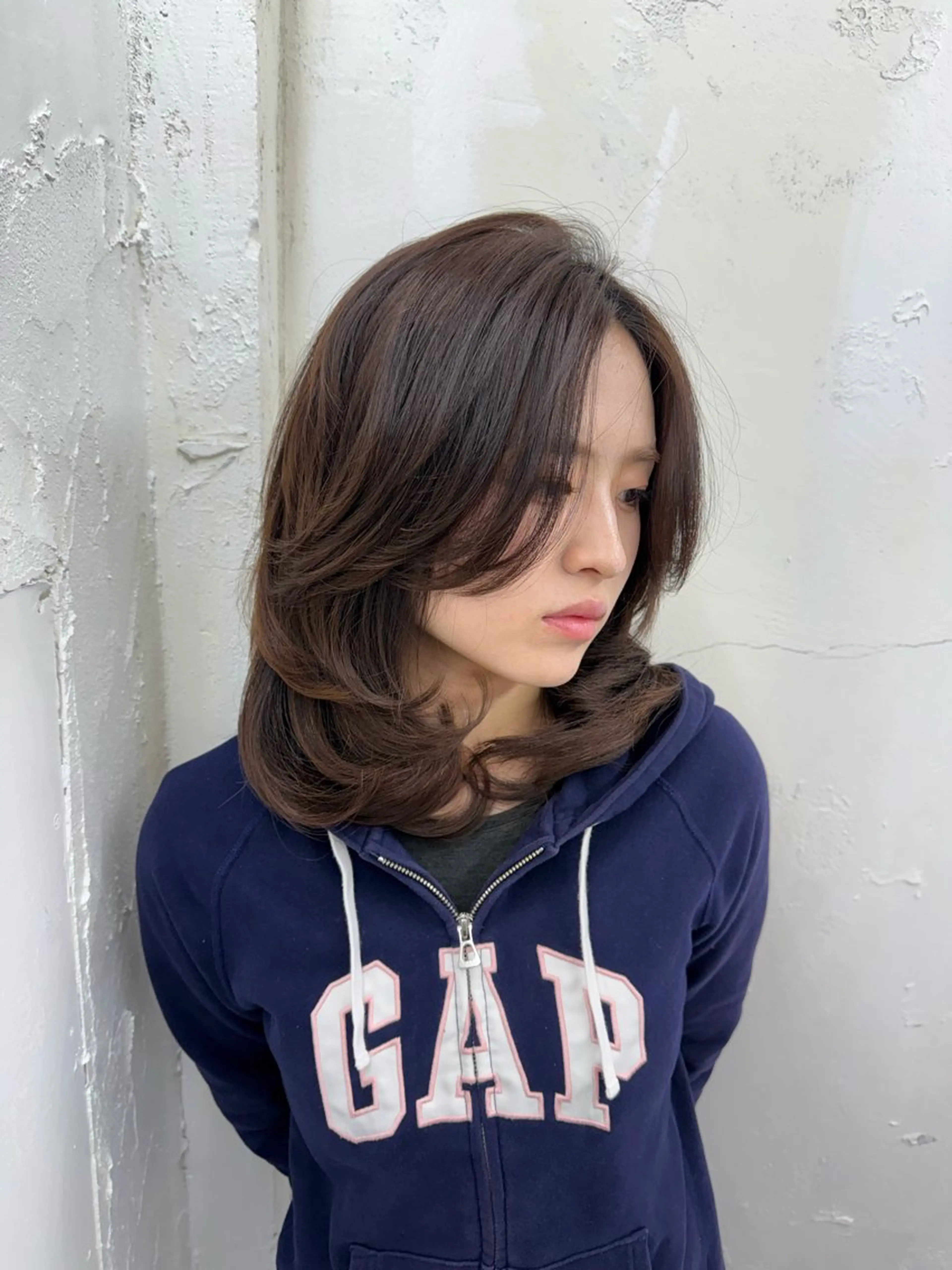 海外&韓国レイヤーカットの写真