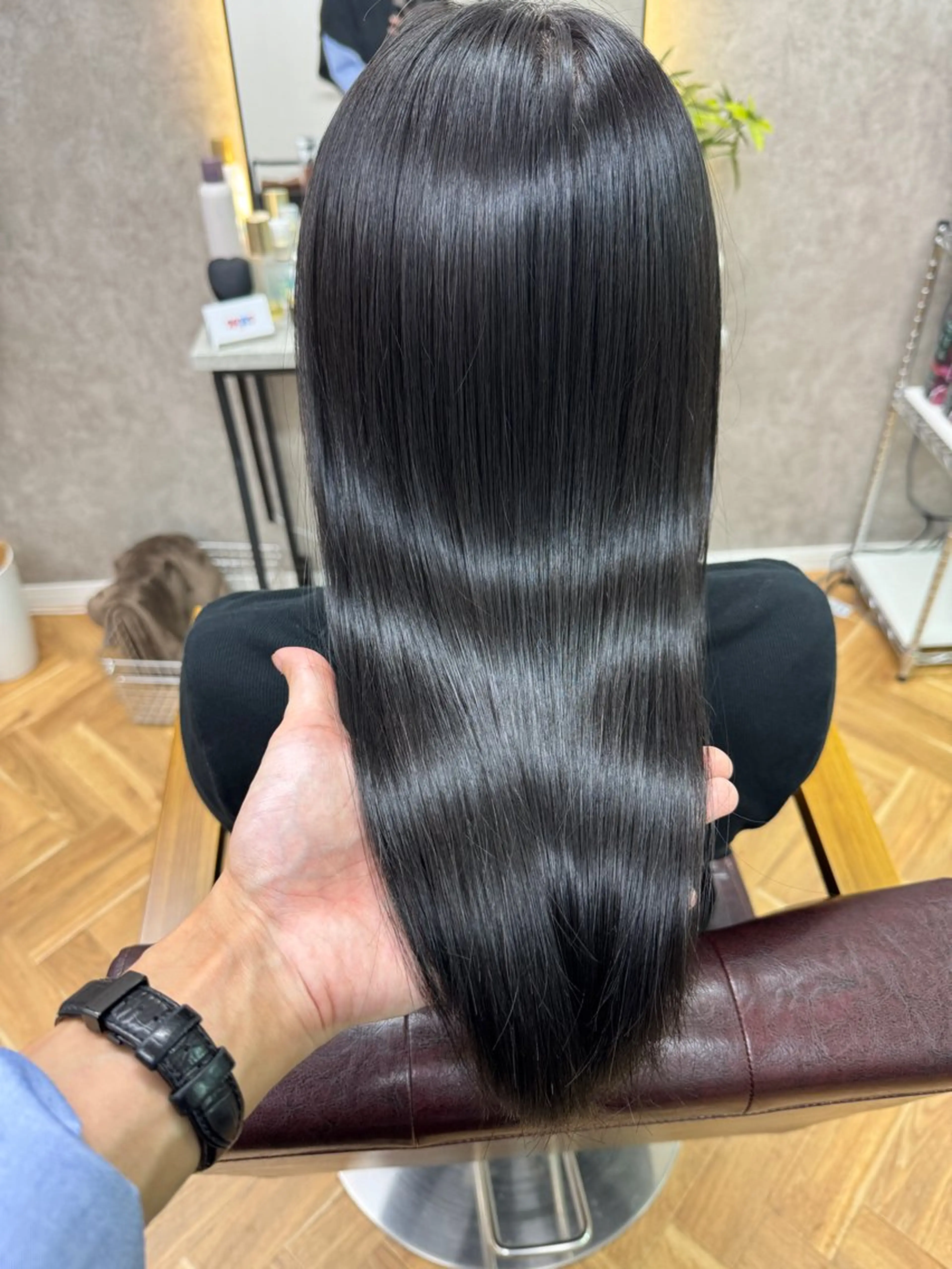 カット＋髪質改善カラー＋トリートメントの写真