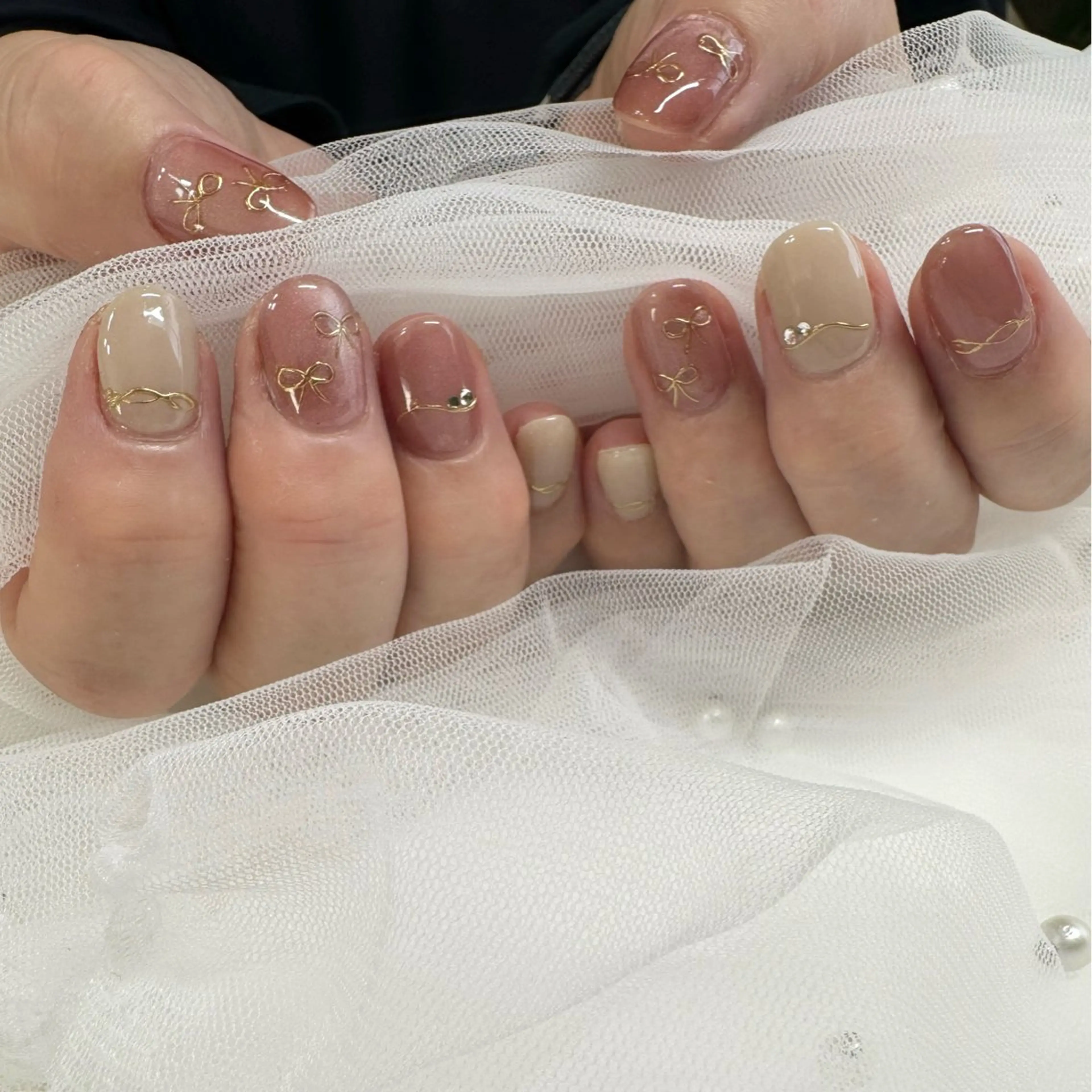 ネイル ジェルネイル 東 千夏のネイルデザイン