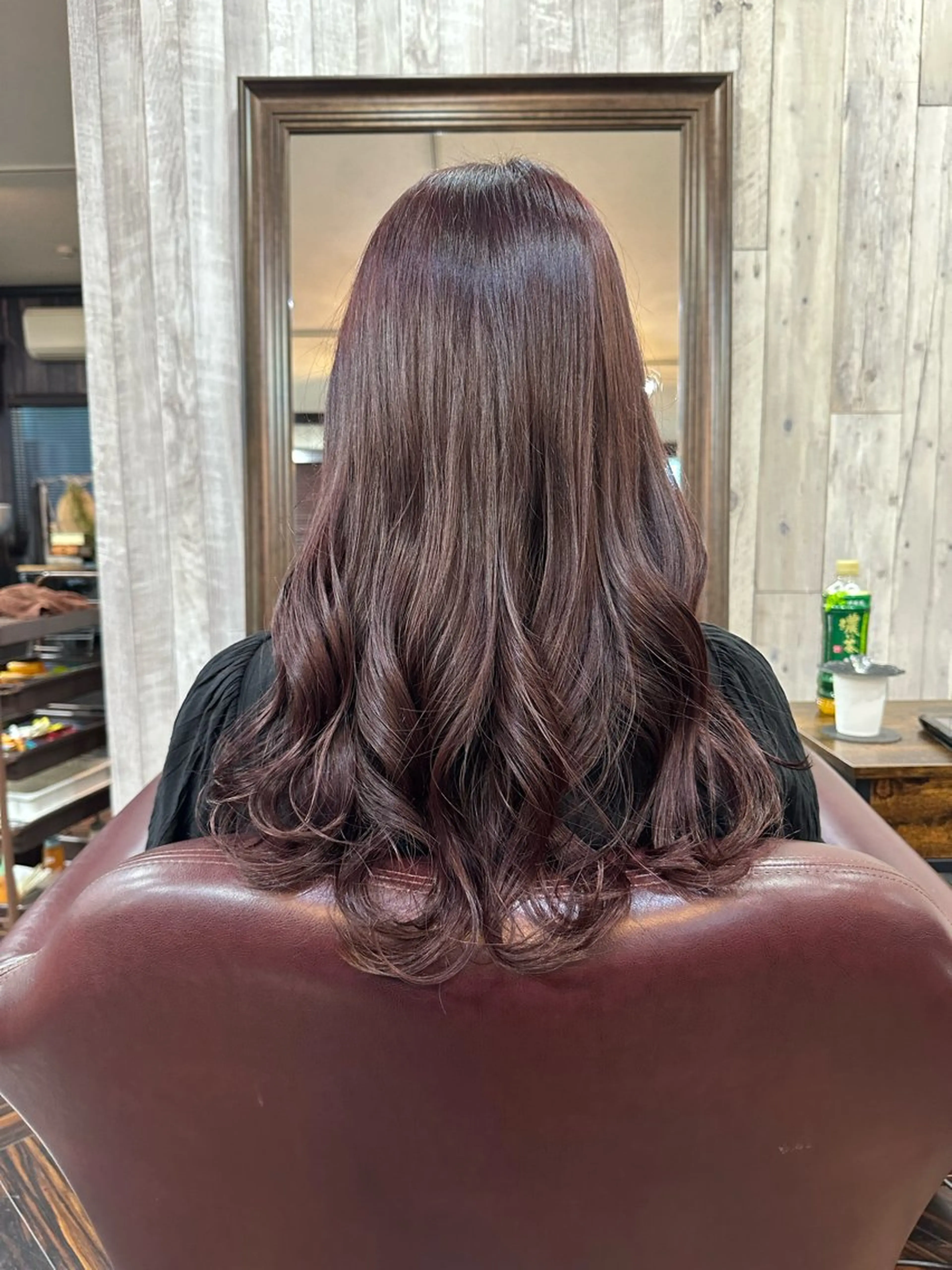 ロング カラー 庭山 理沙のヘアスタイル