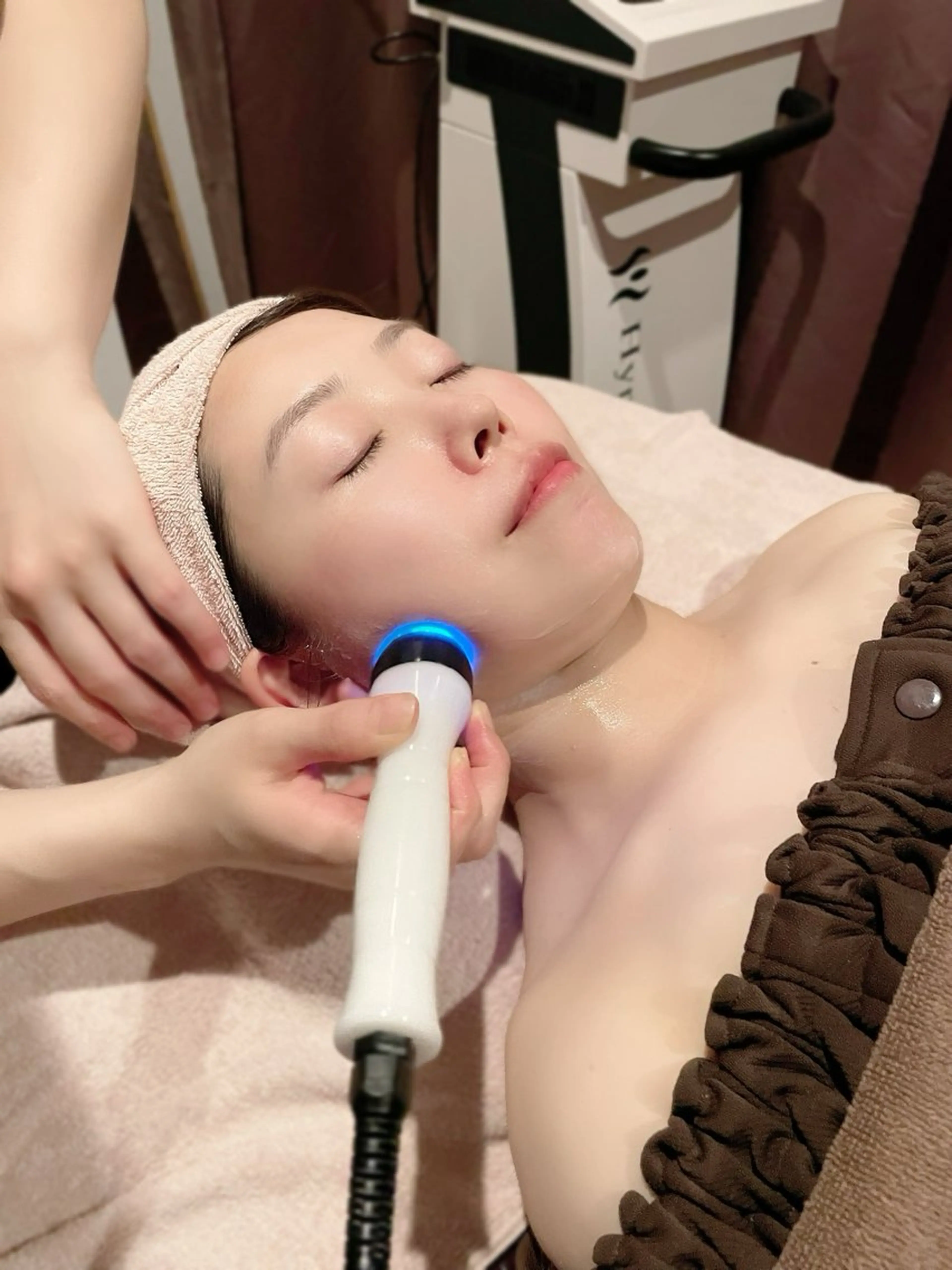♨️大量発汗！極上ととのいフェイシャル🌸酵素風呂×ハイパーナイフ7✖️小顔ケア40分💆‍♀️の写真