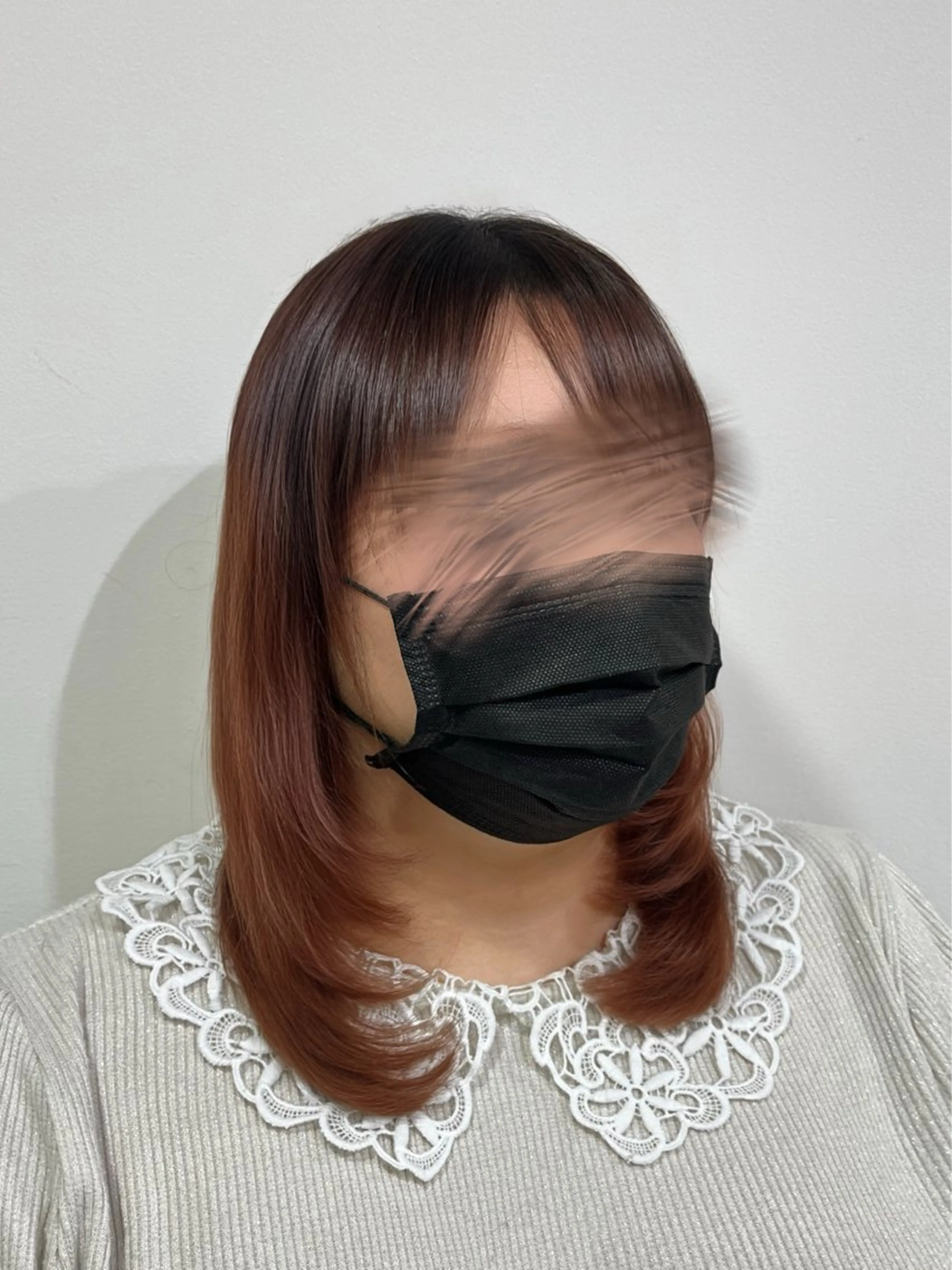 ミディアム レイヤーカット カット 🎀仙台/ボブ /暖色/ありさ🎀のヘアスタイル