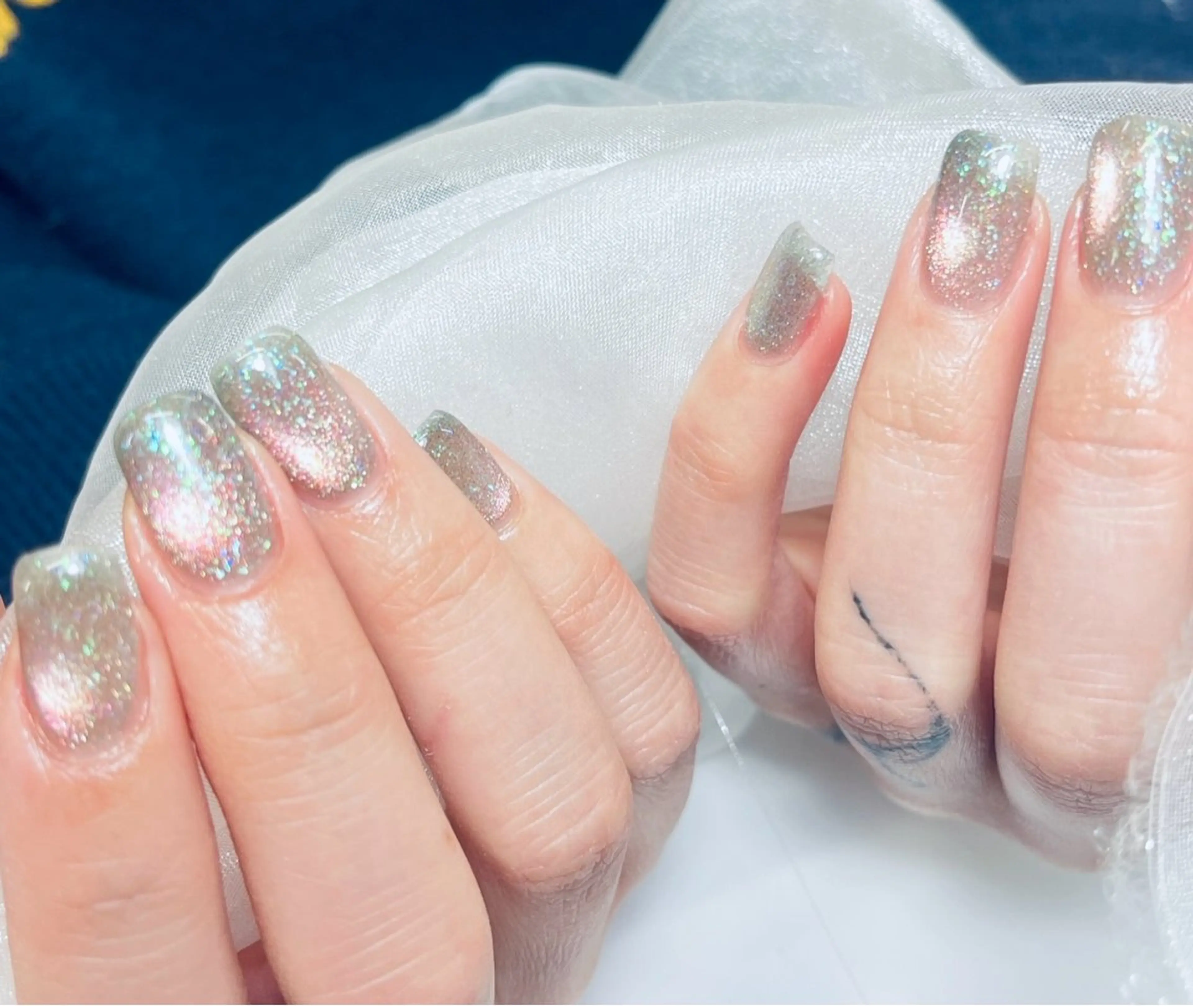 ネイル candy nail 韓国風ワンホンネイルのネイルデザイン