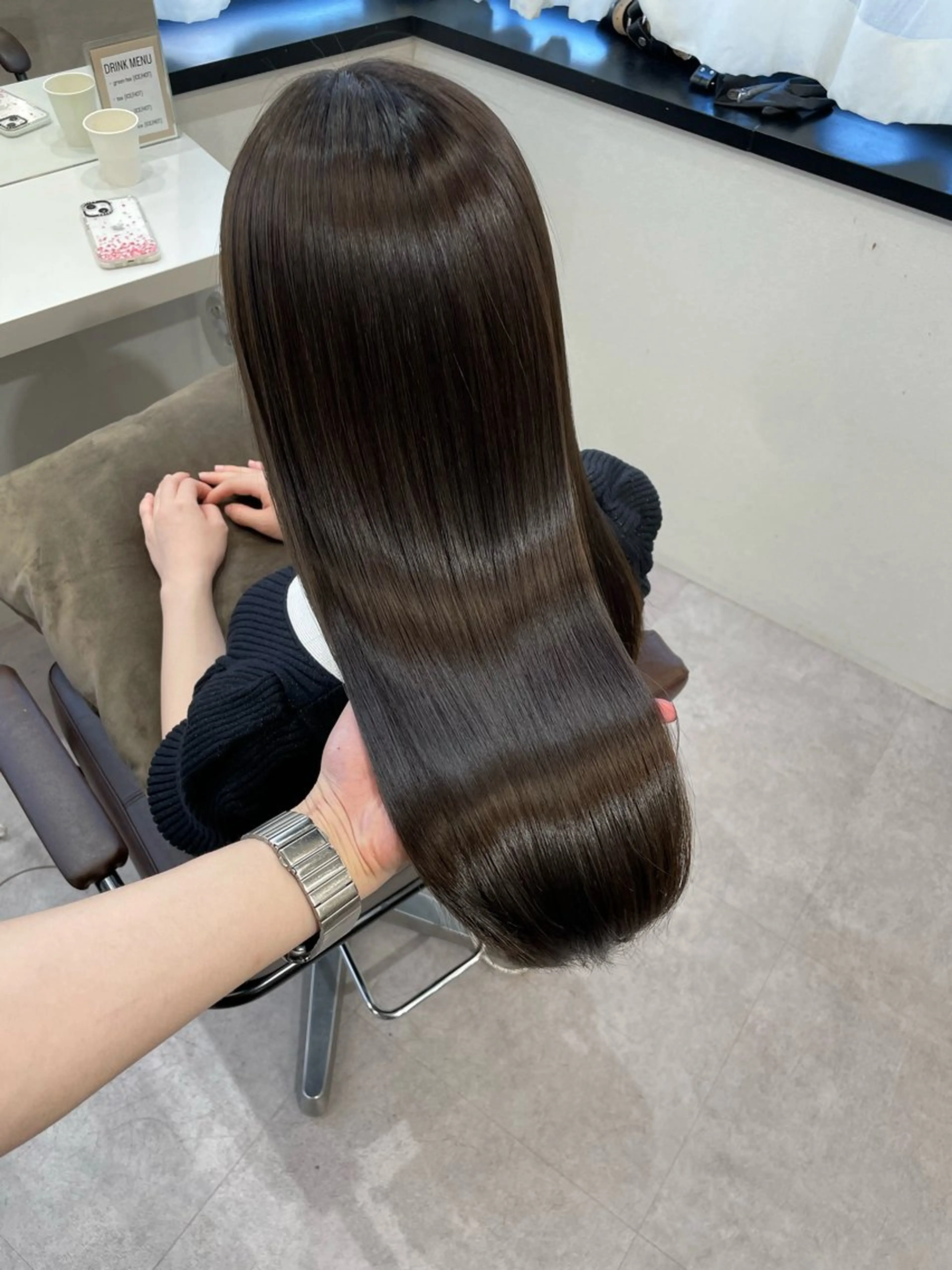 セミロング 髪質改善×韓国ヘア HIROのヘアスタイル