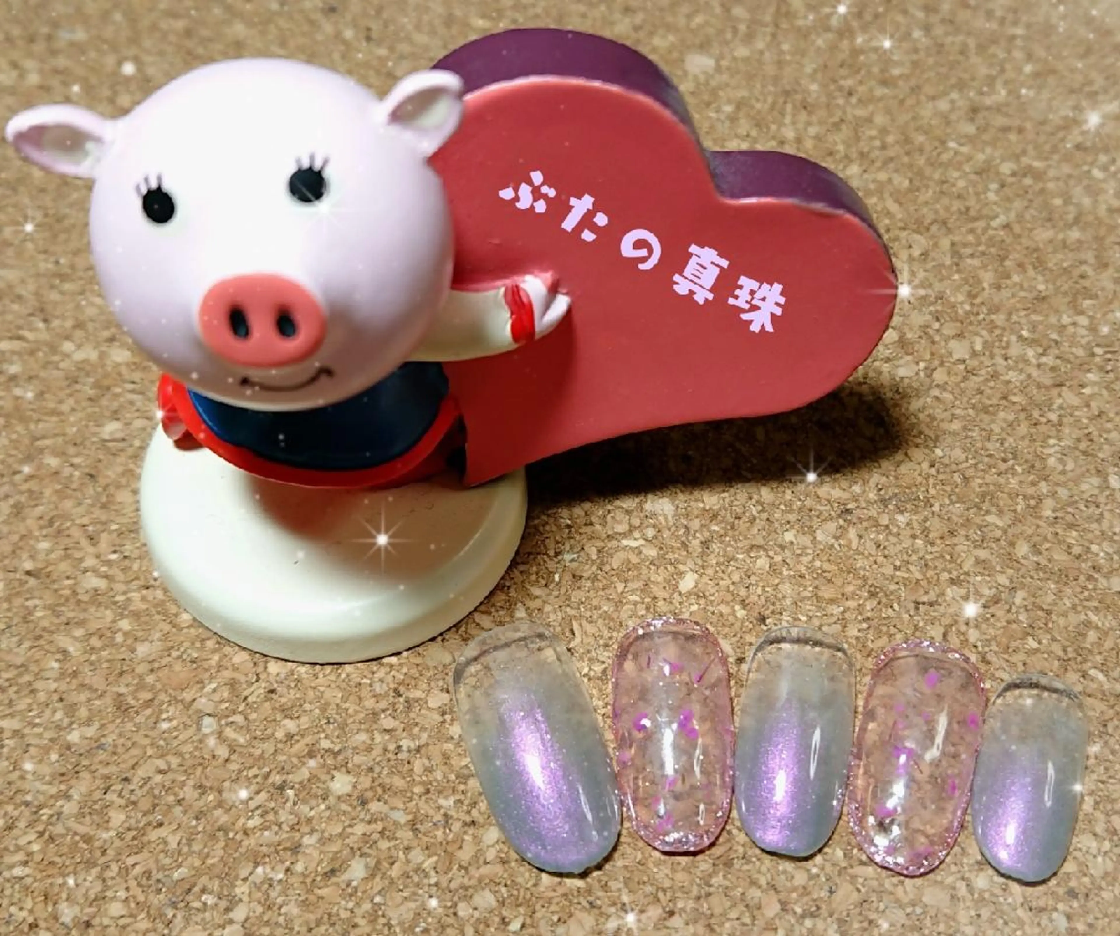 ネイル フラワーネイル グラデーション ハンドネイル 林 珠里のネイルデザイン