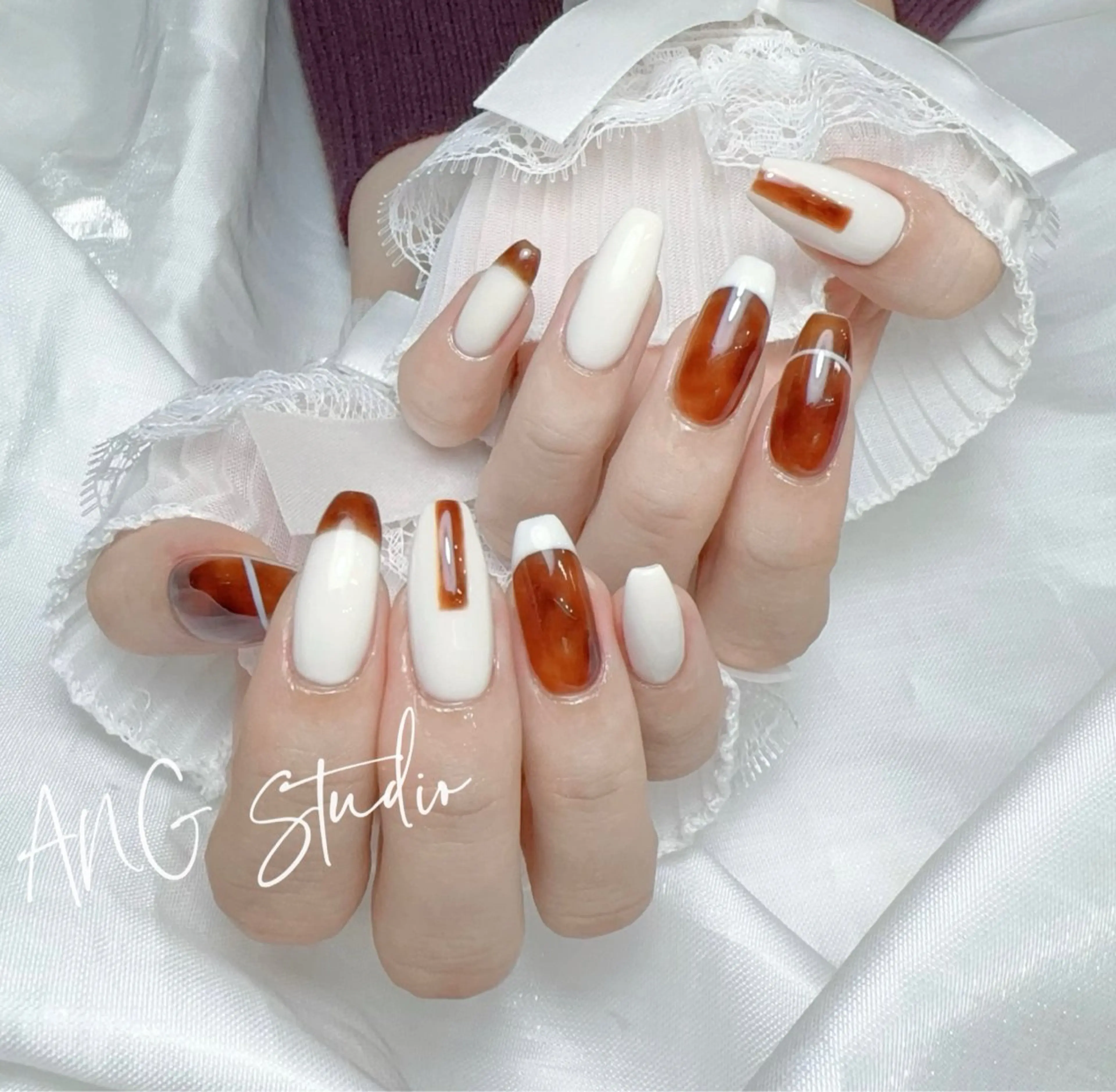 ネイル ハンドネイル ハンドケア ANG Studioのネイルデザイン
