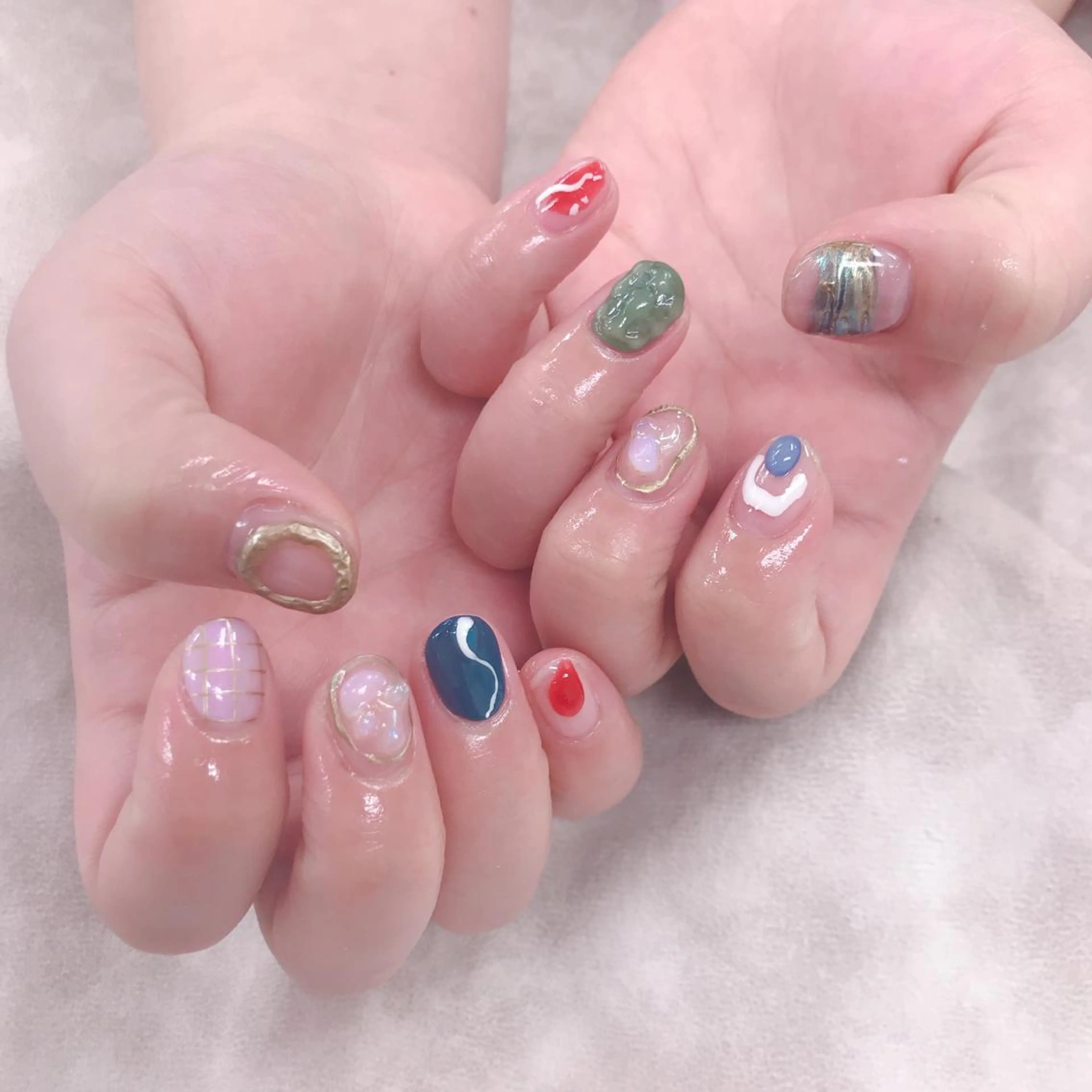 ネイル アートネイル ニュアンスネイル ネイリスト あこのネイルデザイン