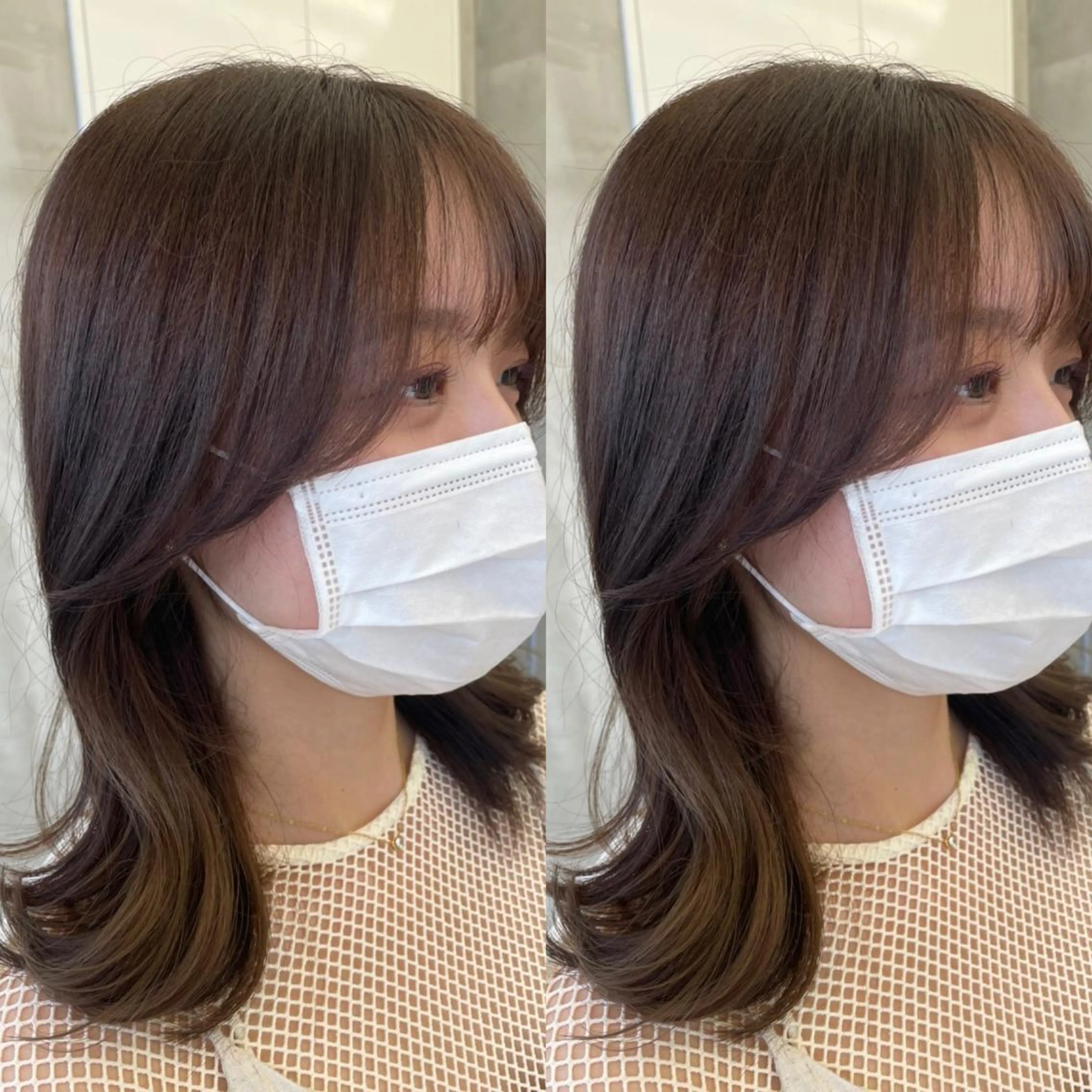 ロング カラー インナーカラー 顔周りカット 韓国風ヘア レイヤーカット カット ヘアカラー トリートメント 🍀小川大輔🍀 ボブ/ブリーチ🥇のヘアスタイル