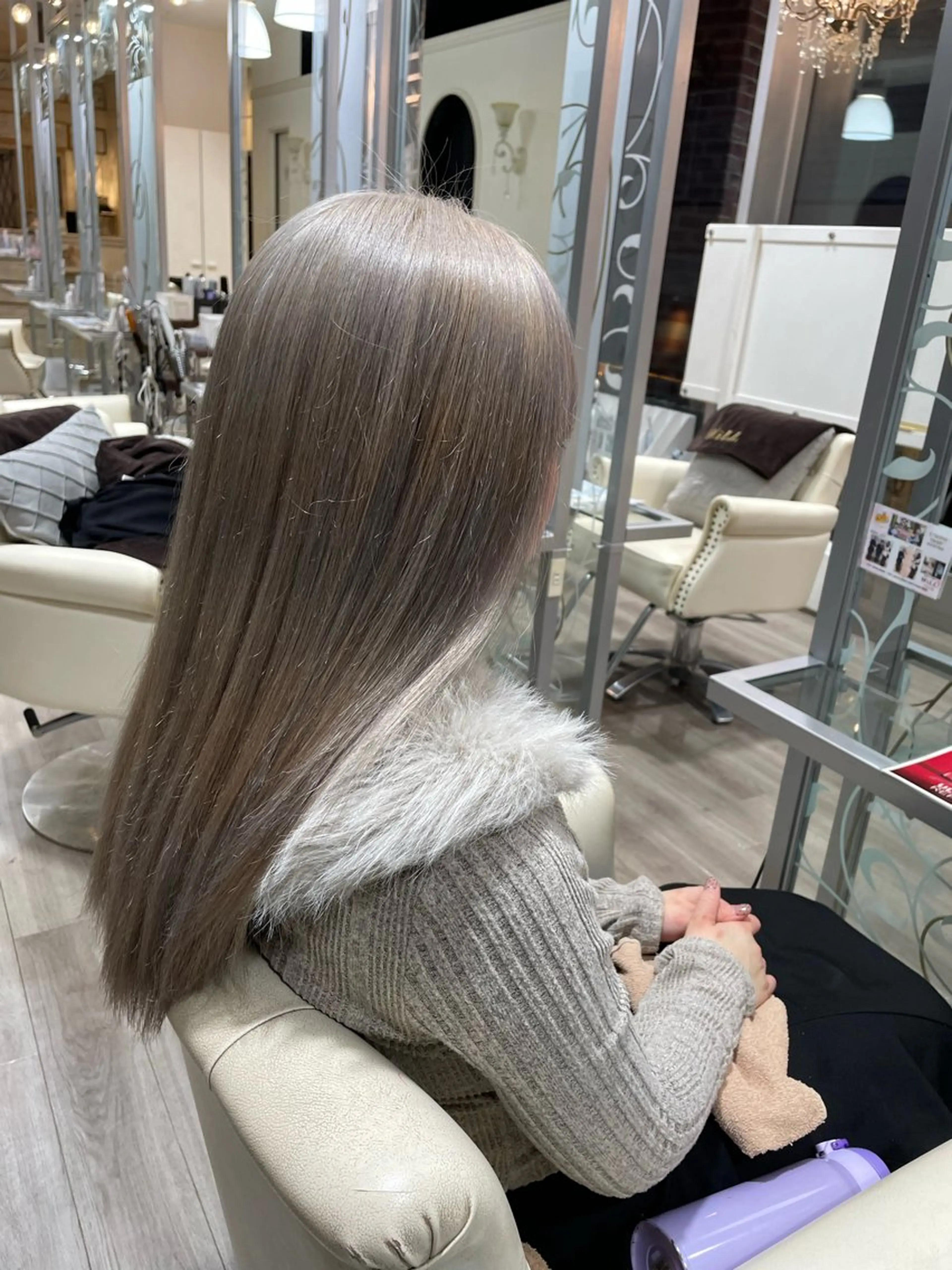 ロング カラー 西村 駿希のヘアスタイル