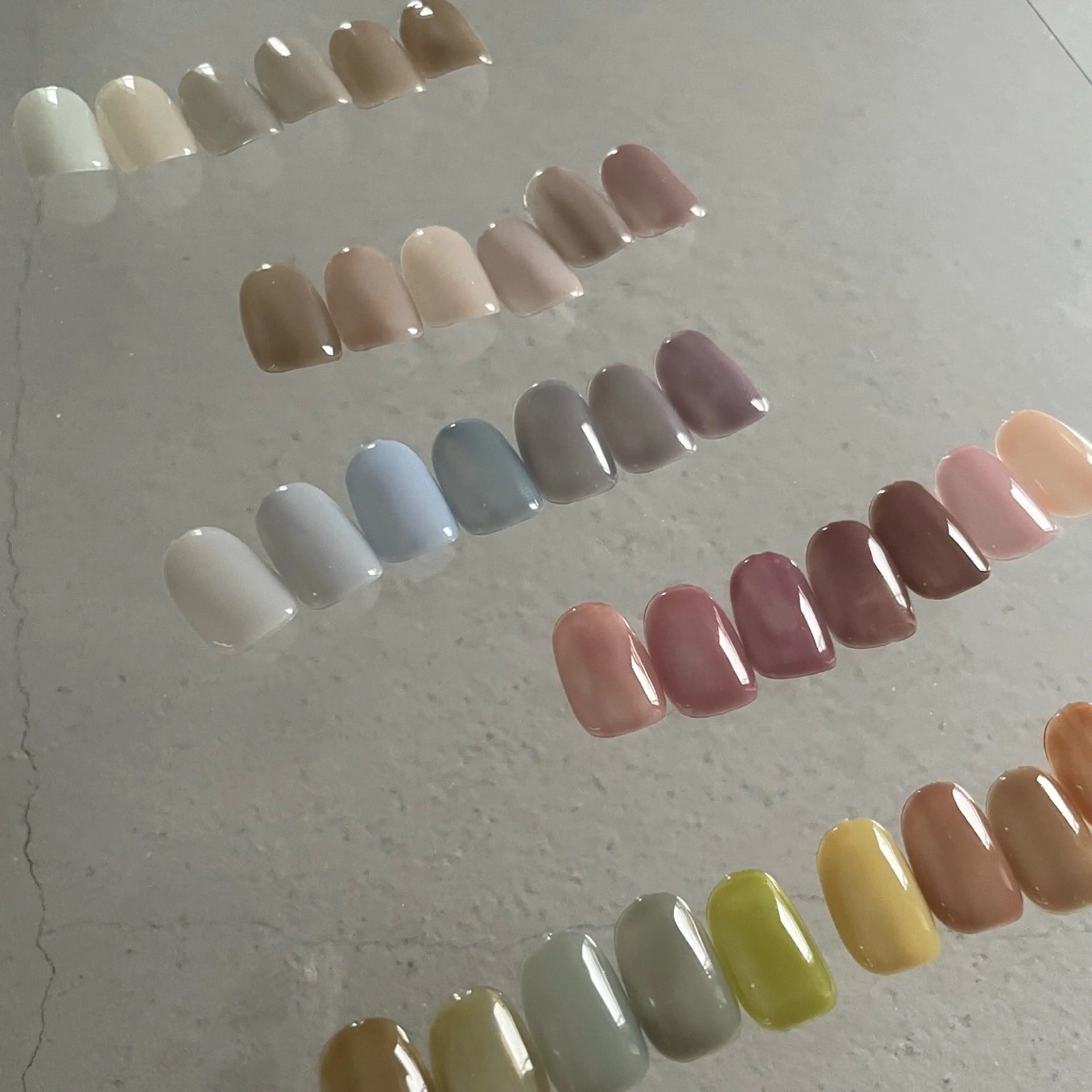 【ニュアンスカラー1色塗り】25色からセレクト可◎パラジェル使用/丁寧ケア込みの写真