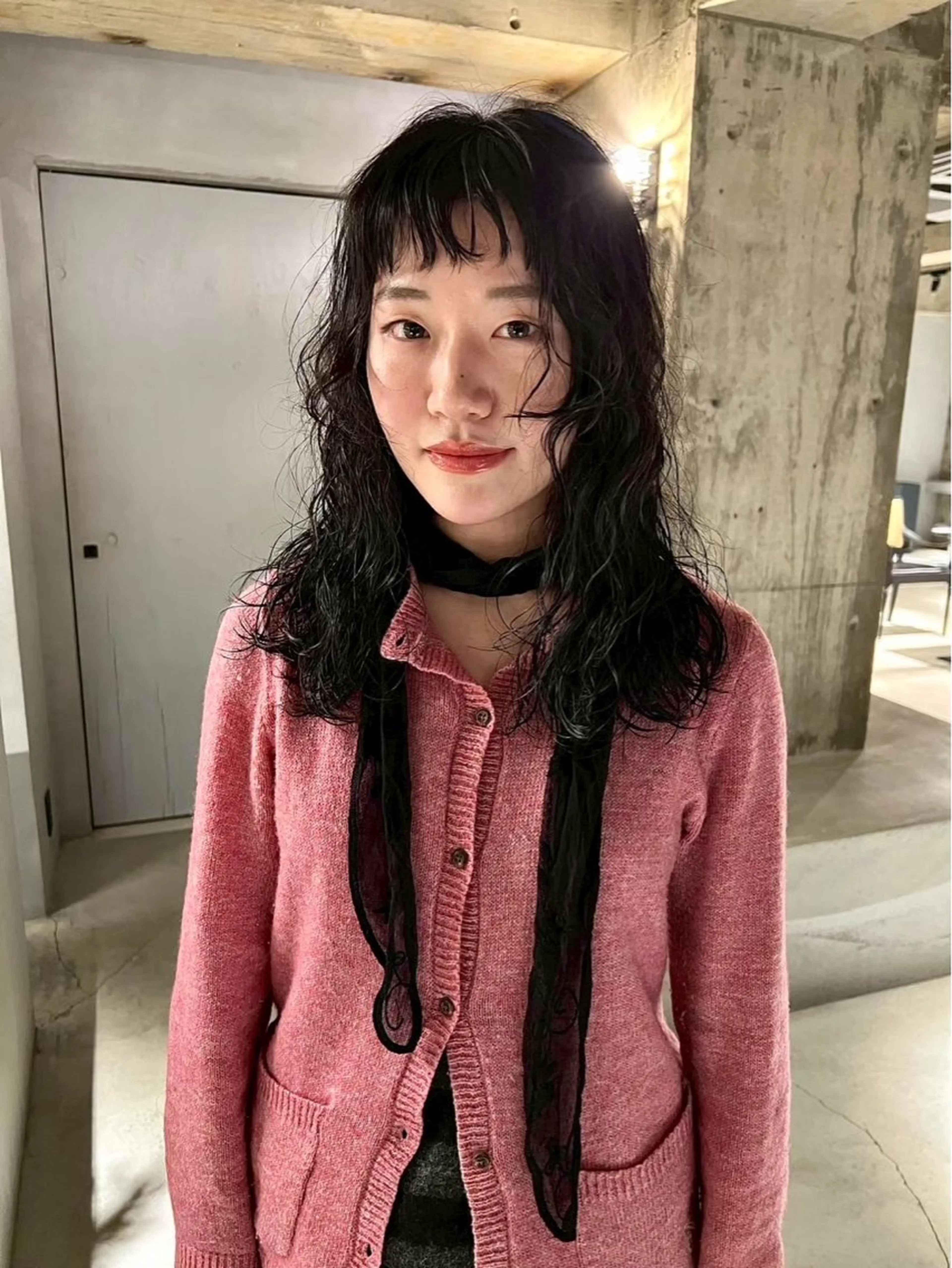 カラー 纐纈 釉羽のヘアスタイル