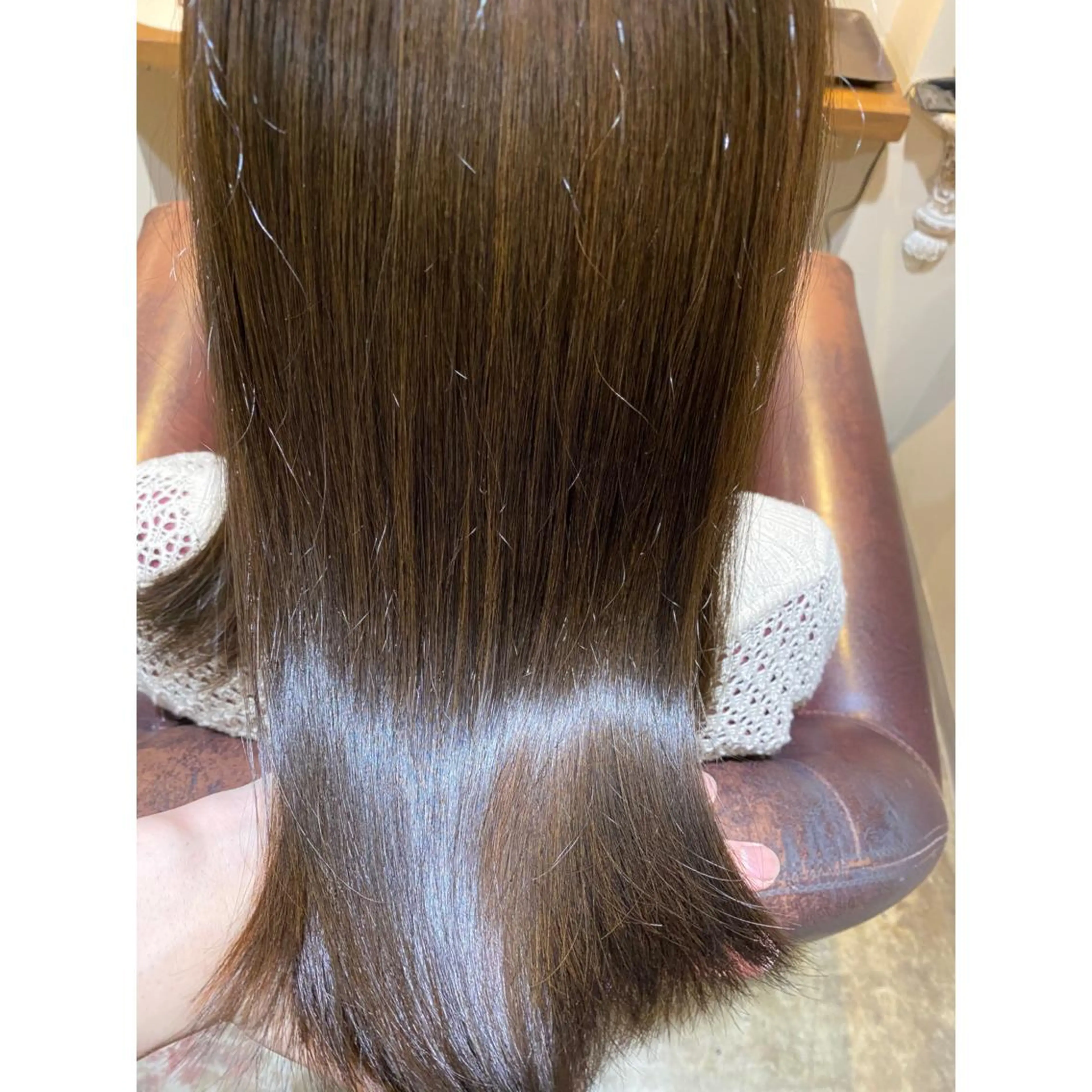 セミロング 髪質改善 カット ヘアカラー 宮成 佑介のヘアスタイル