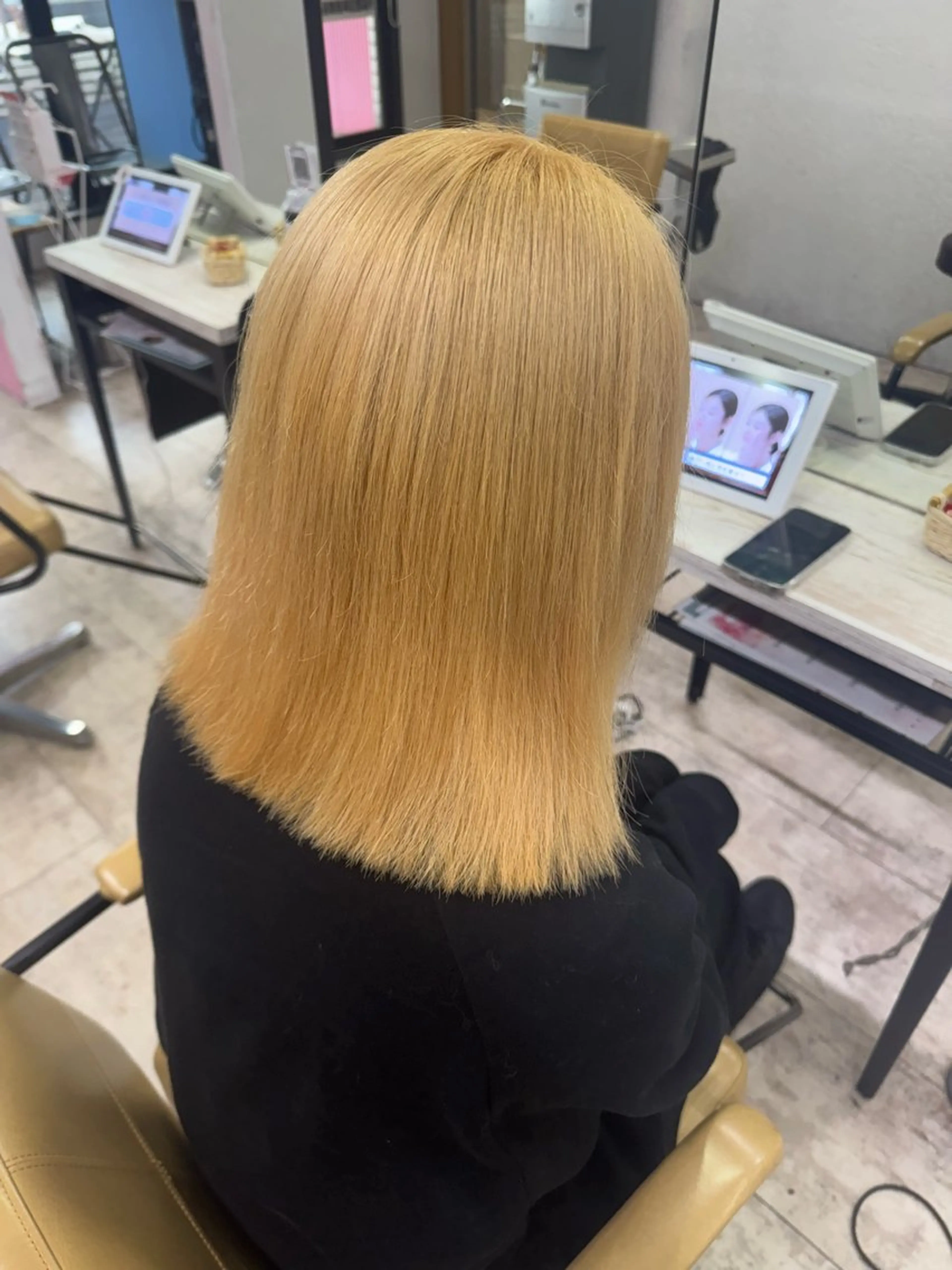 ミディアム カラー ヘアカラー トリートメント 🍒Nagisa 🍒のヘアスタイル