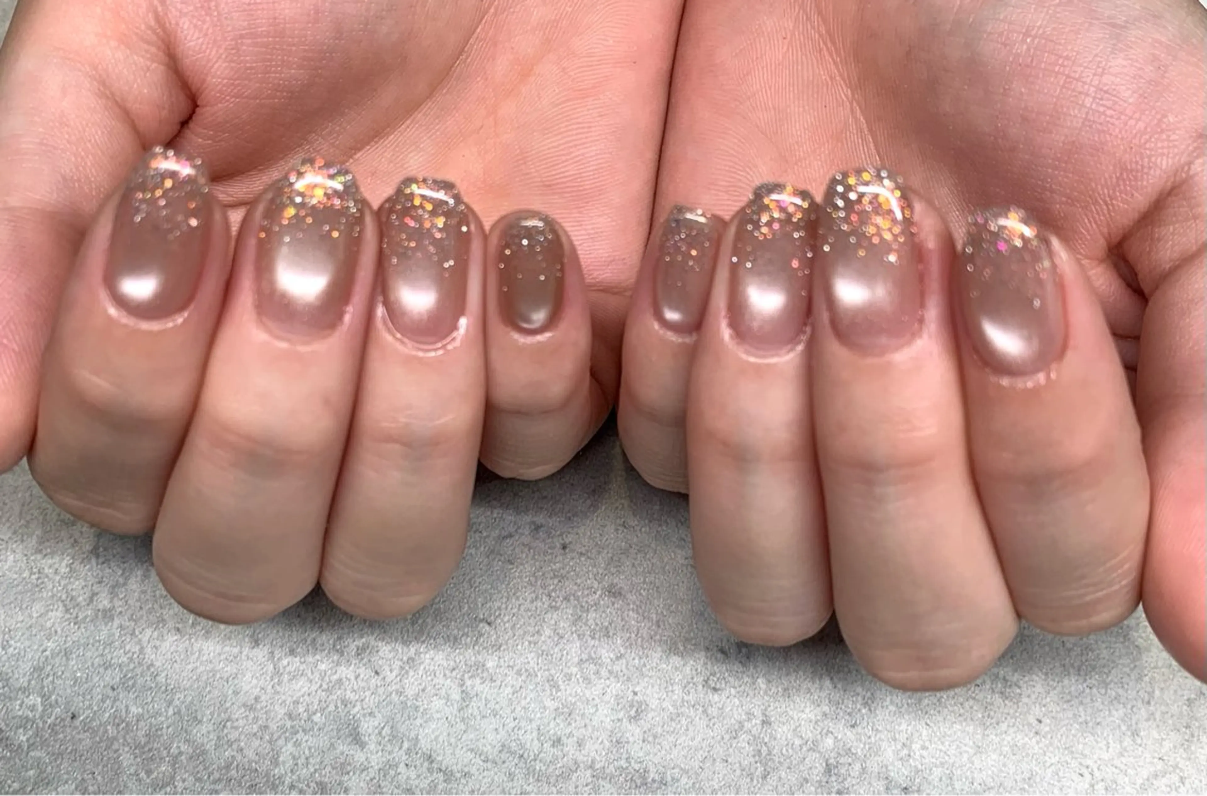 ネイル フラッシュネイル マグネットネイル ニュアンスネイル オフィスネイル ショートネイル ハンドネイル sufu. nail YUKIのネイルデザイン