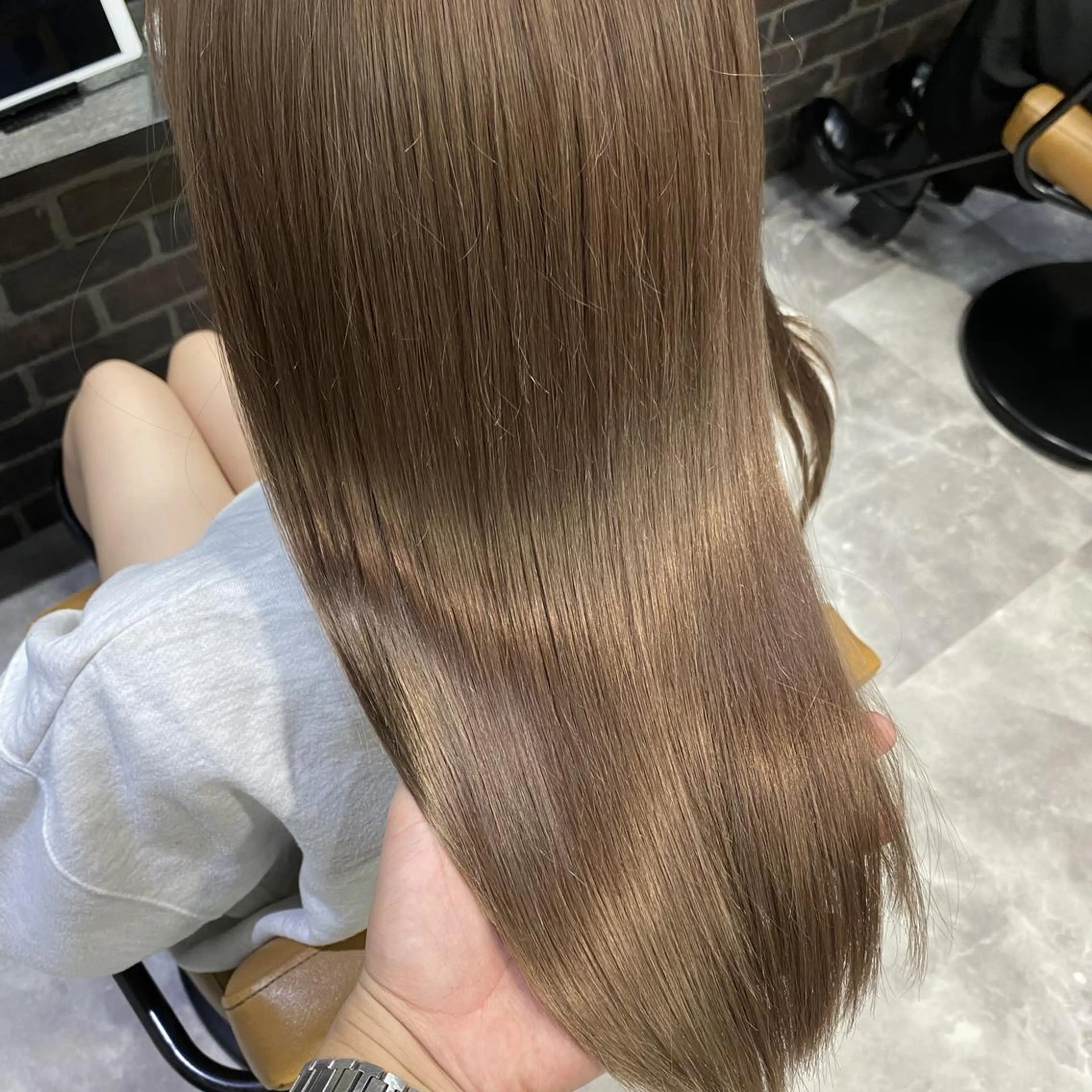 🕯️1日3名様限定menu🕯️♡イルミナカラー+髪質改善（サイエンスアクア）トリートメント♡の写真