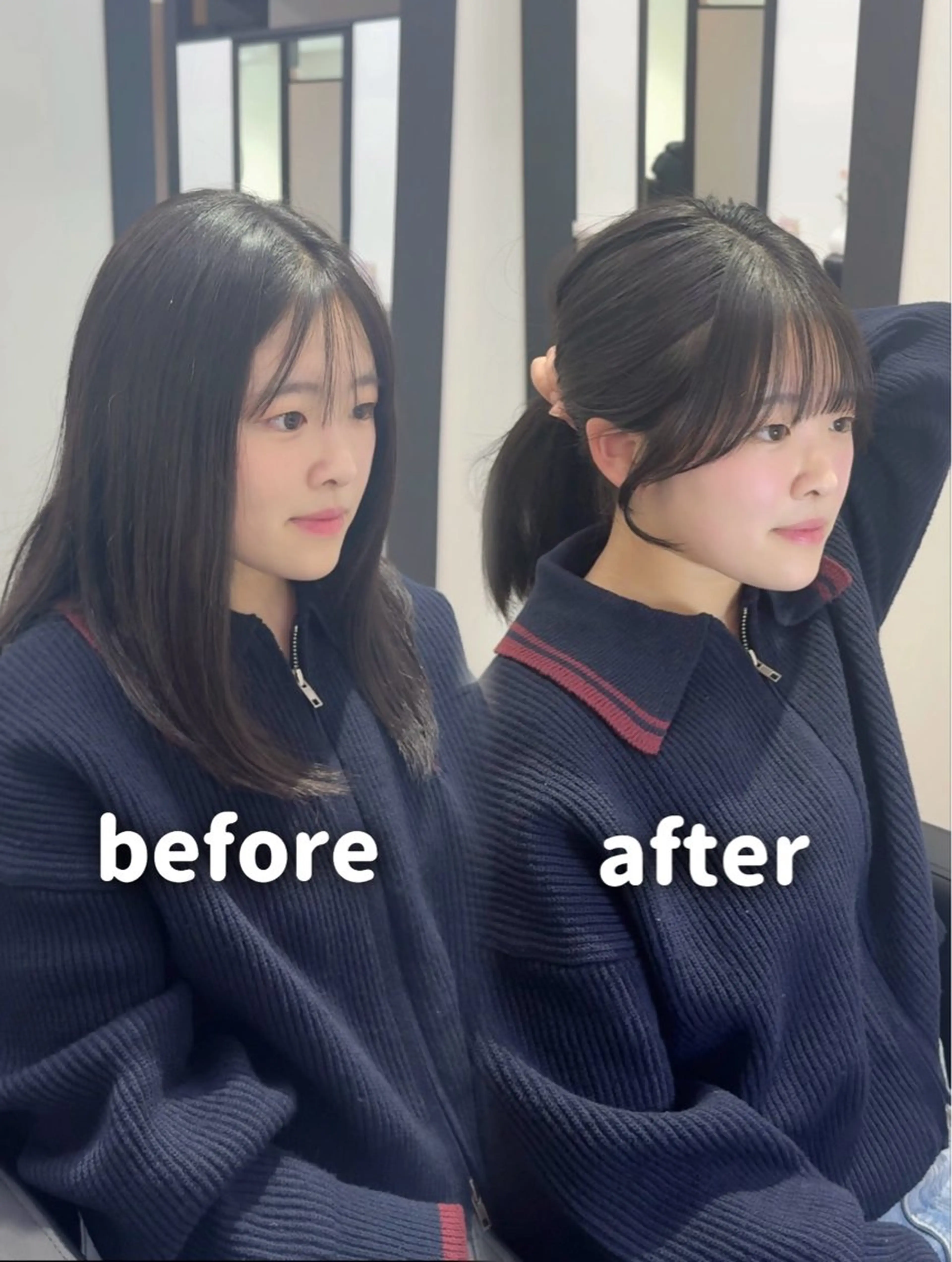 ロング カット トリートメント YUZU🎀顔まわり ×レイヤーカットのヘアスタイル