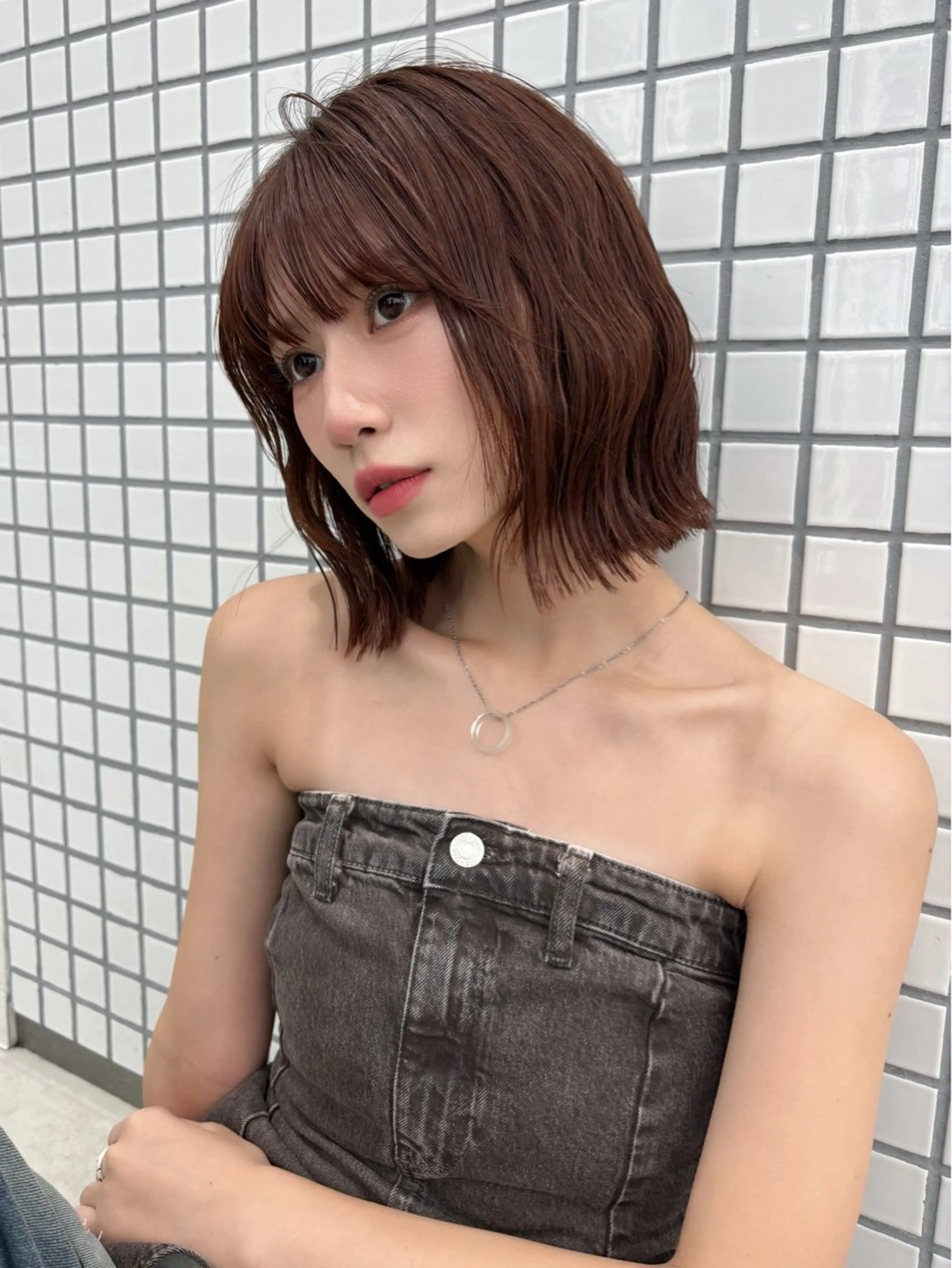 ショート ユズキ/銀座似合わせ カット♡透明感カラーのヘアスタイル