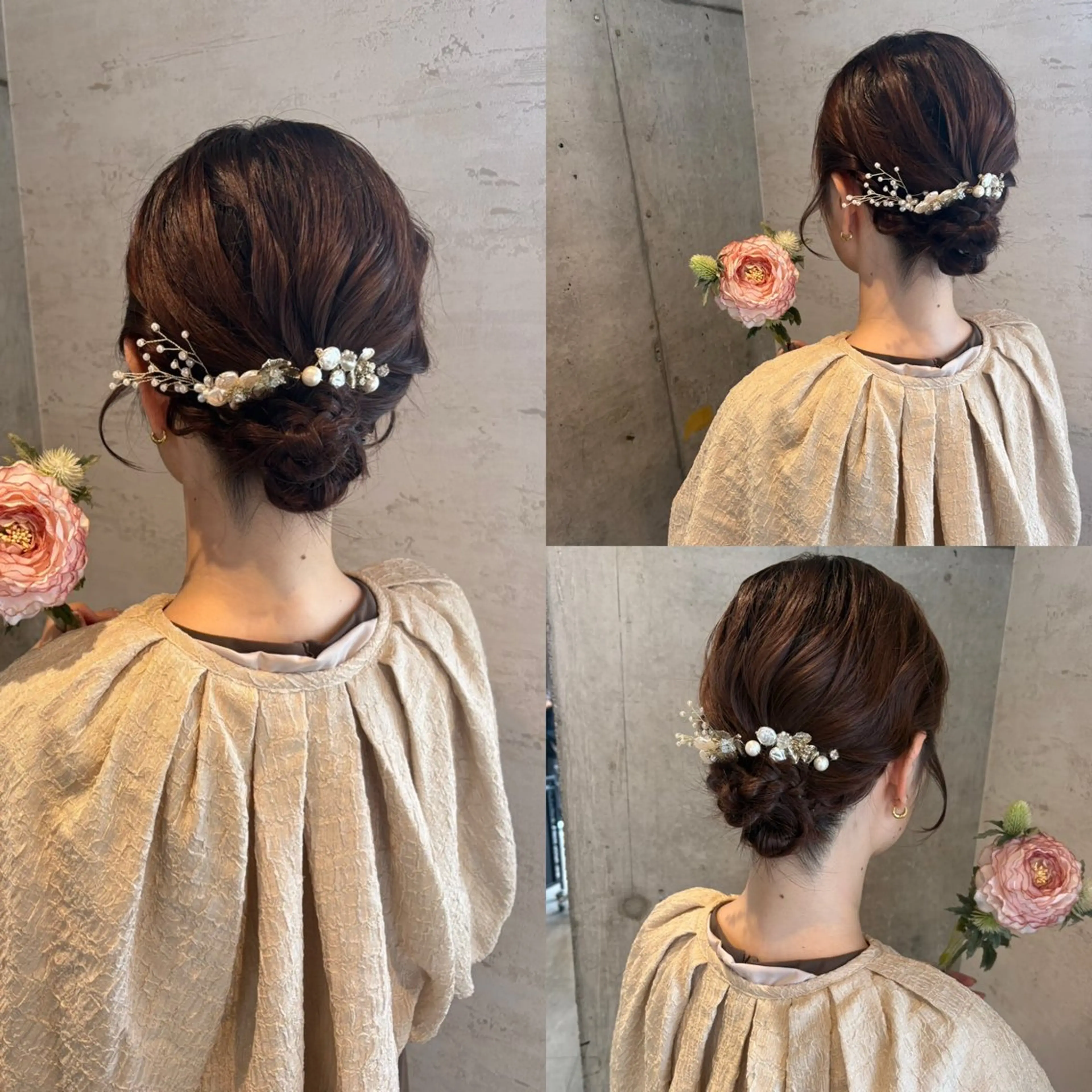 ミディアム ヘアアレンジ ヘアセット 美髪× ヘアセット✨Araiのヘアスタイル