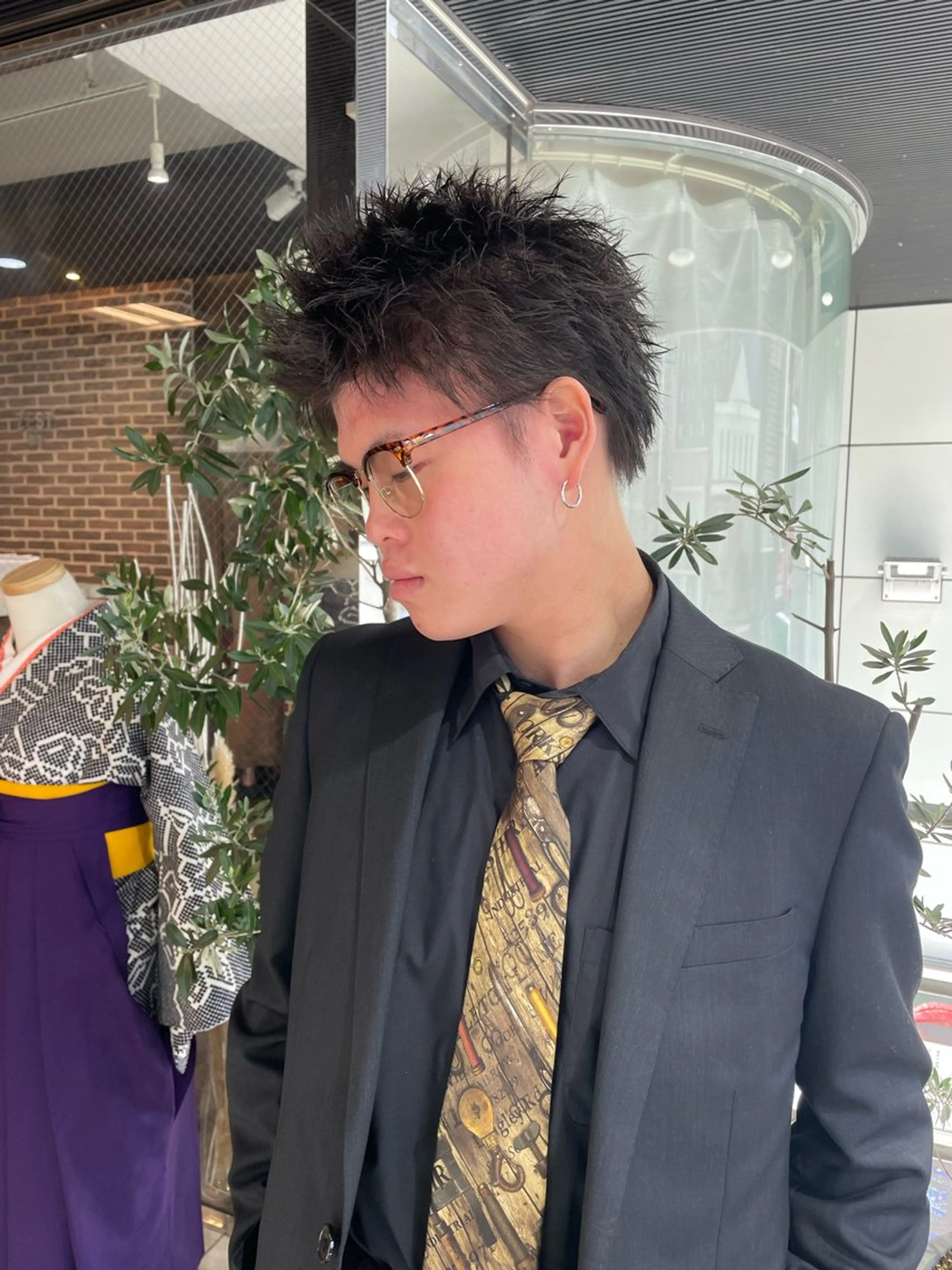 ショート ARISA︎ メンズ特化/パーマのヘアスタイル