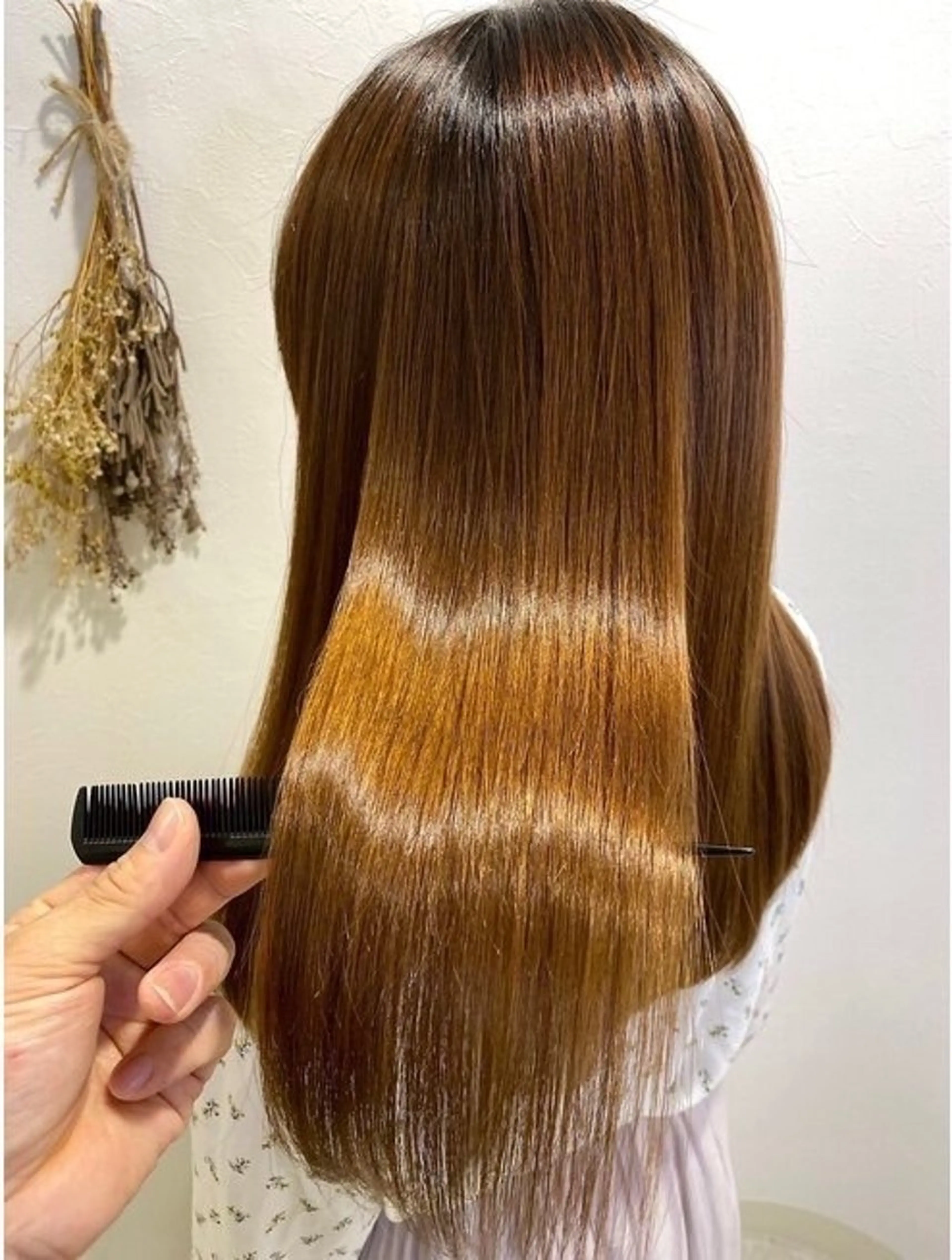 カラー ロング トリートメント ヘアカラー トリートメント 大人女性の救世主💫 溝の口/岡部彩夏のヘアスタイル