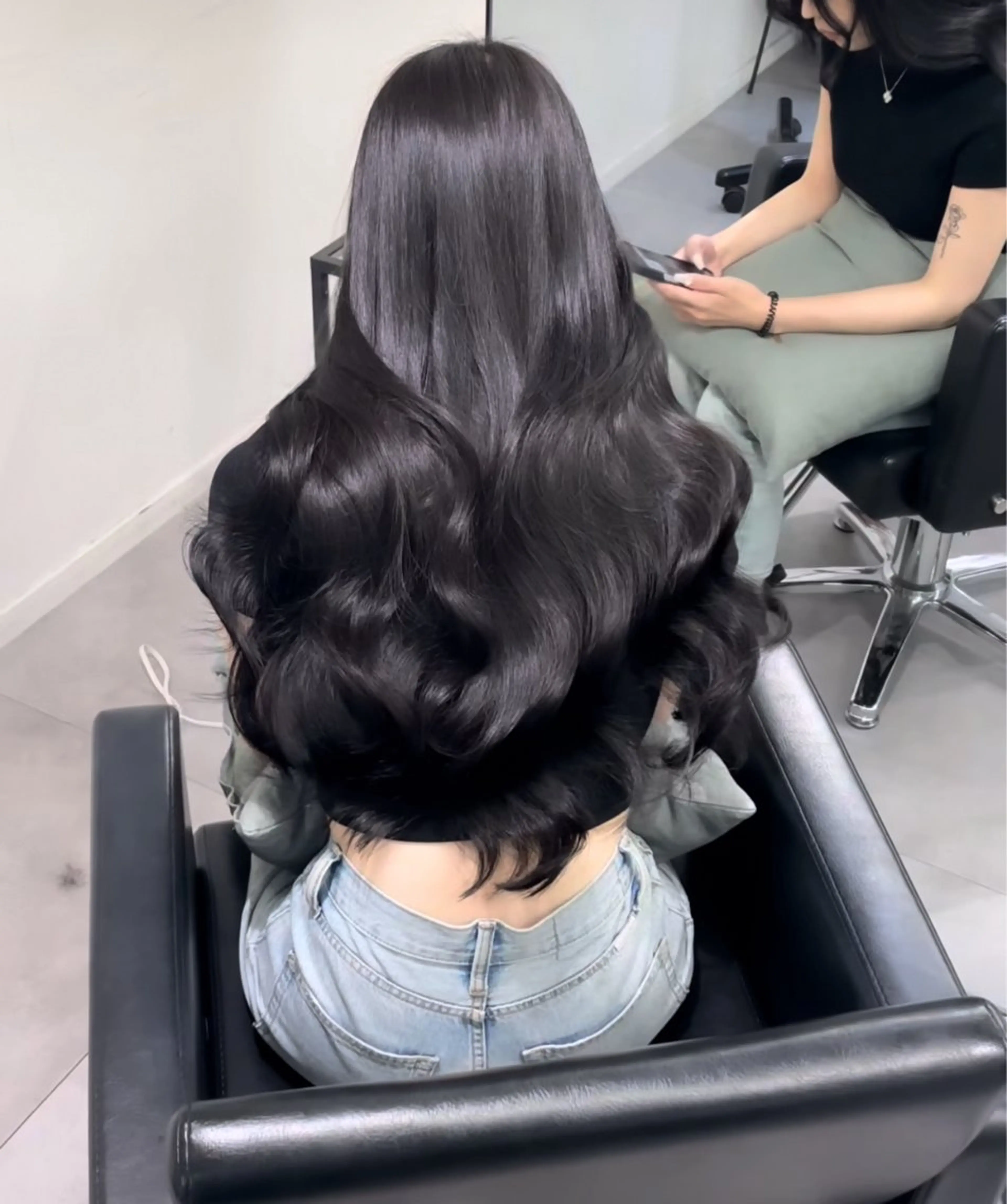 カラー ヘアカラー トリートメント 髪質改善/艶カラー HANAのヘアスタイル