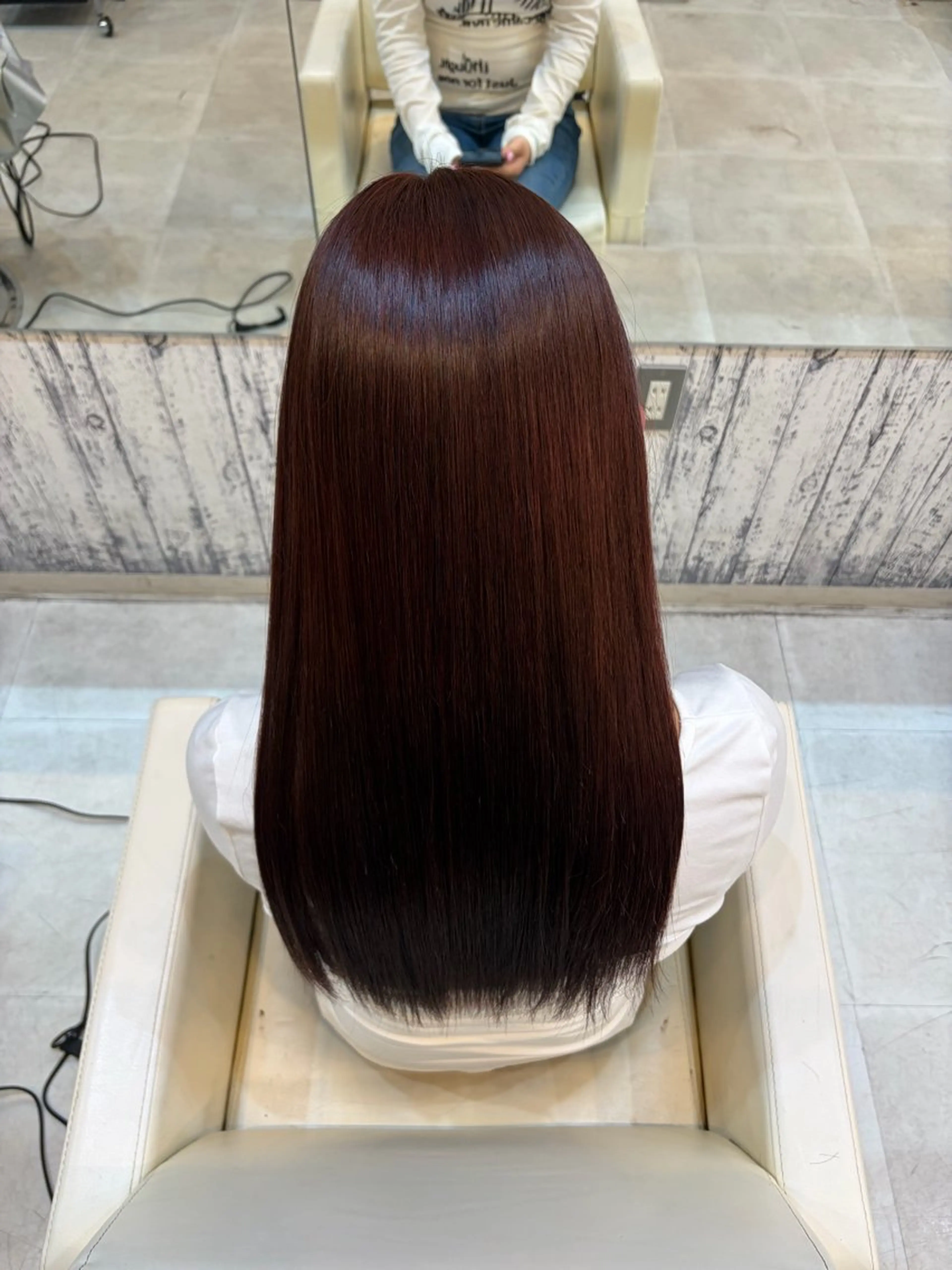 ロング カラー ブラウンカラー ピンクカラー ピンクブラウン ヘアカラー りゅうせい ／モデル募集中のヘアスタイル