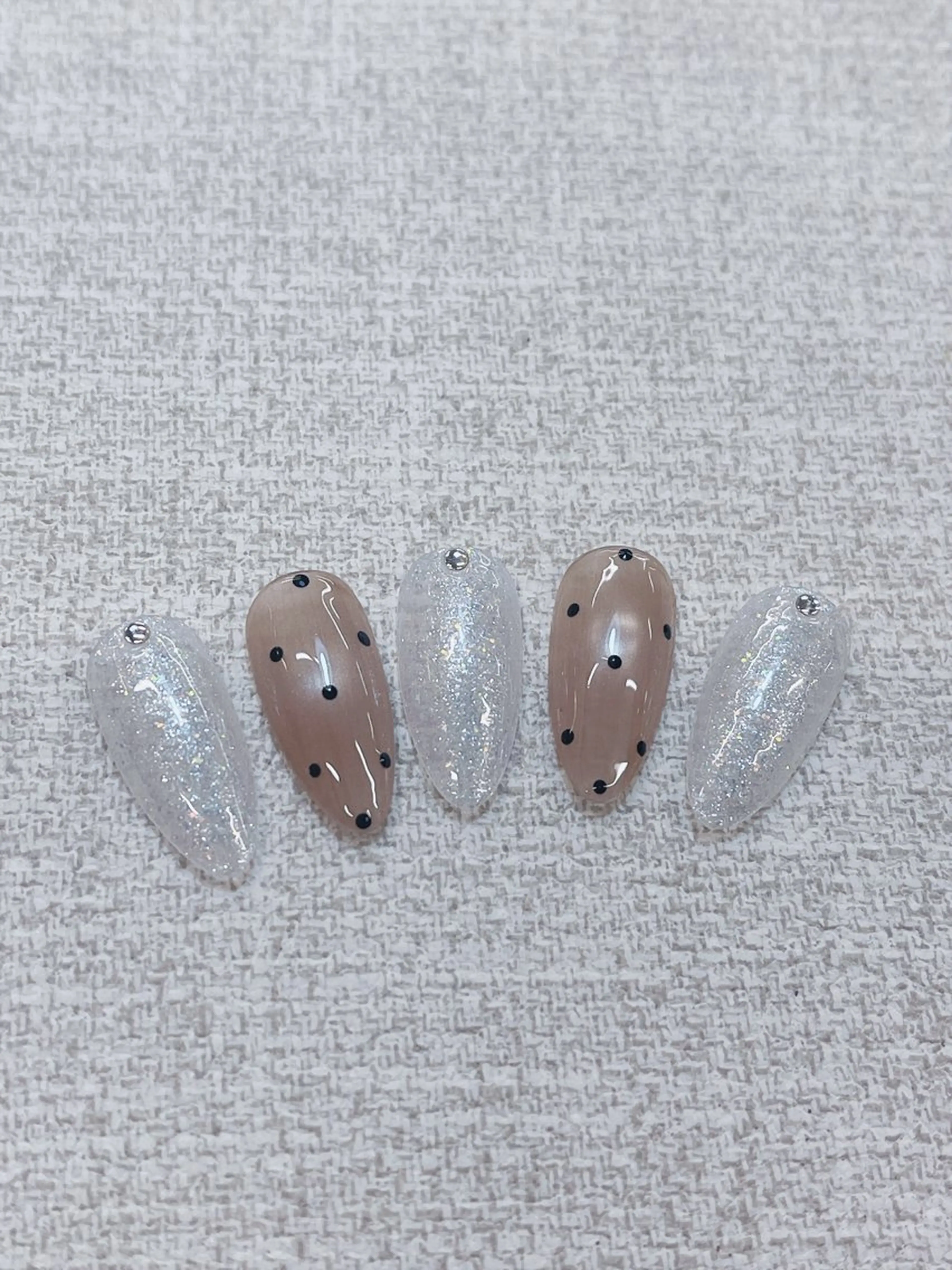 ネイル チークネイル 成人式 フレンチネイル グラデーション 氷ネイル・うるうるネイル ハンドネイル DUO MI nail salonのネイルデザイン