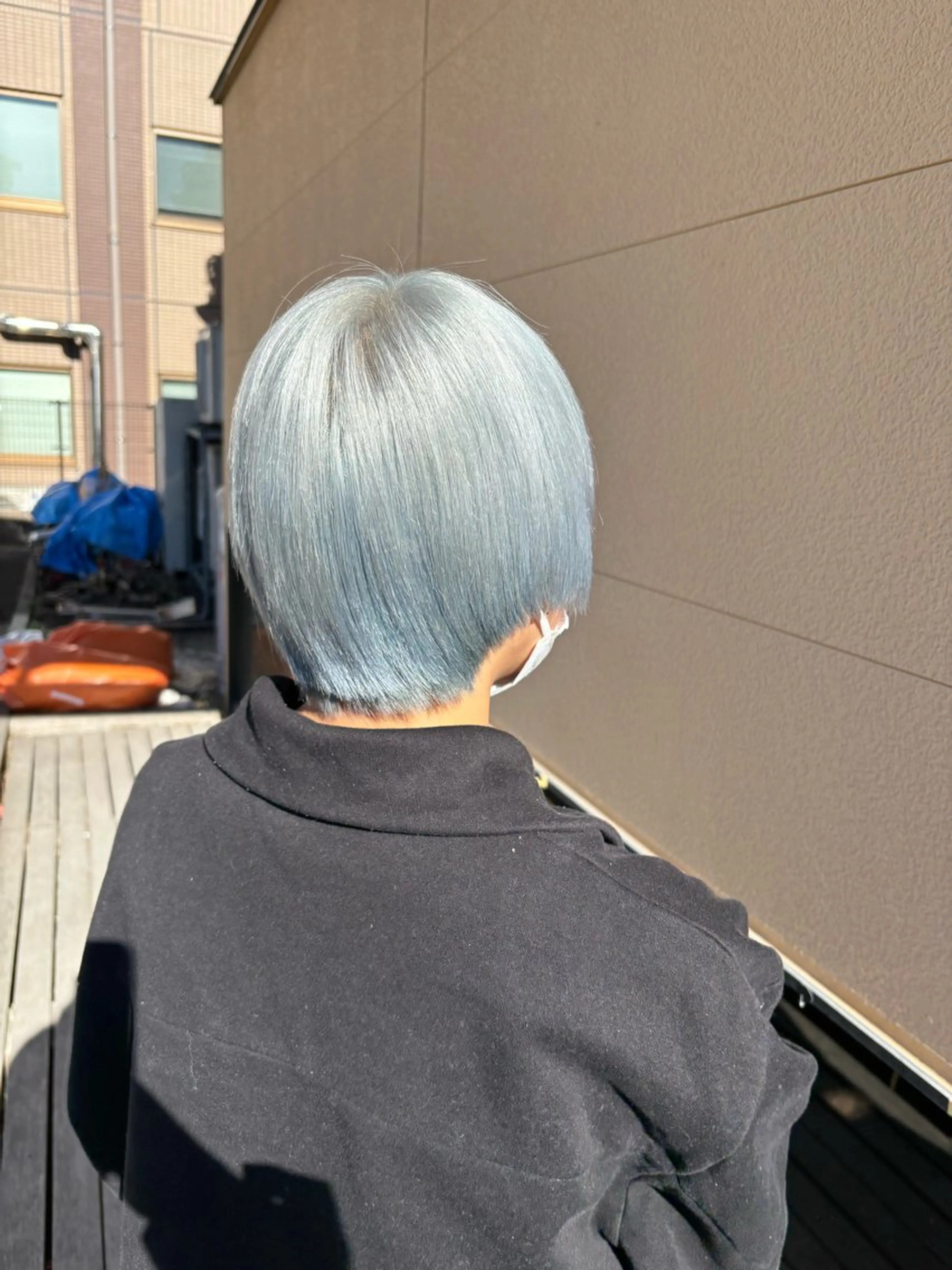 カラー ブルーカラー ☾·̩͙⋆ しおり🫧 ͛.*のヘアスタイル