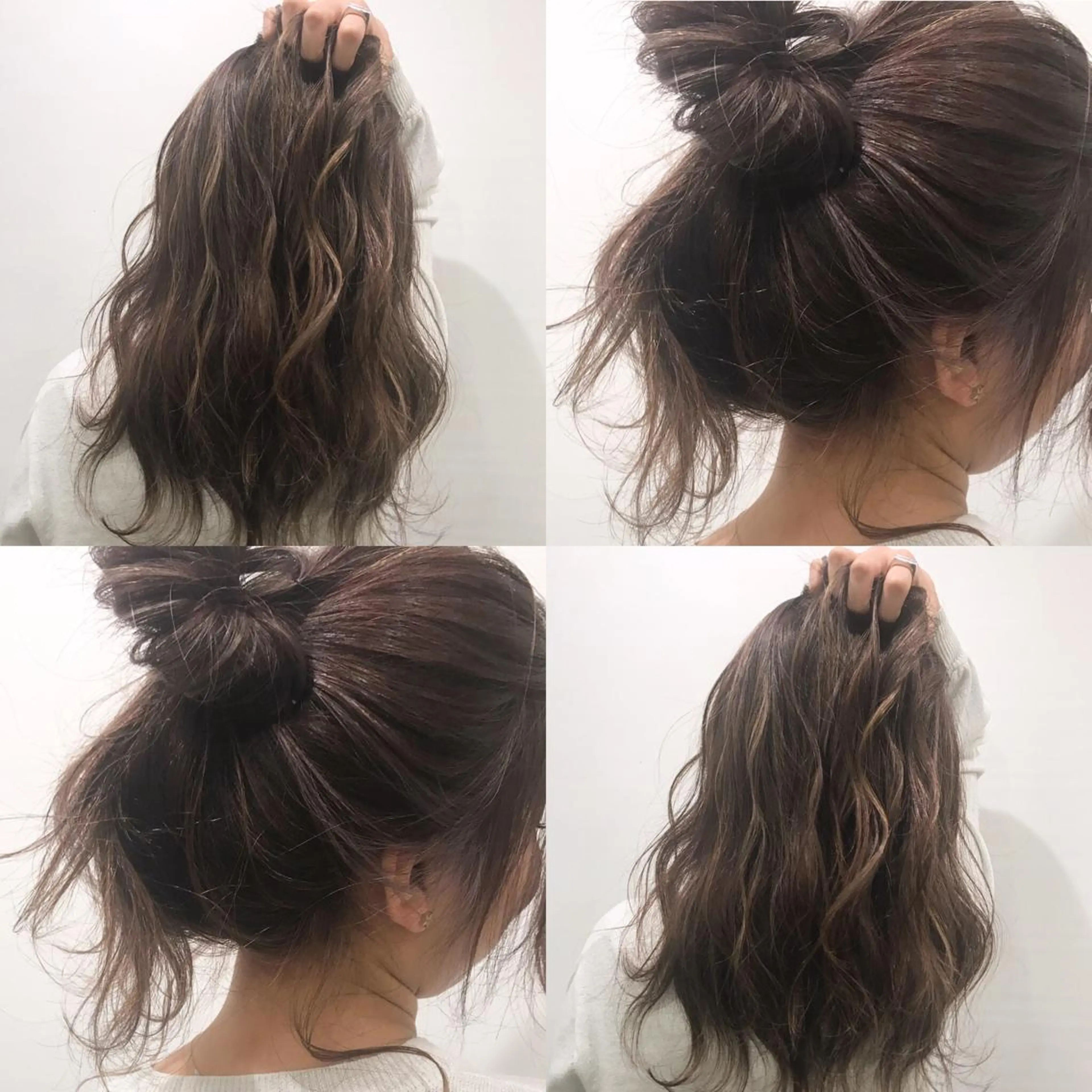 ロング カラー ヘアアレンジ ベージュカラー ハイライトカラー ハイライト ヘアカラー トリートメント 縮毛矯正 髪質改善寺坂雄飛💐のヘアスタイル