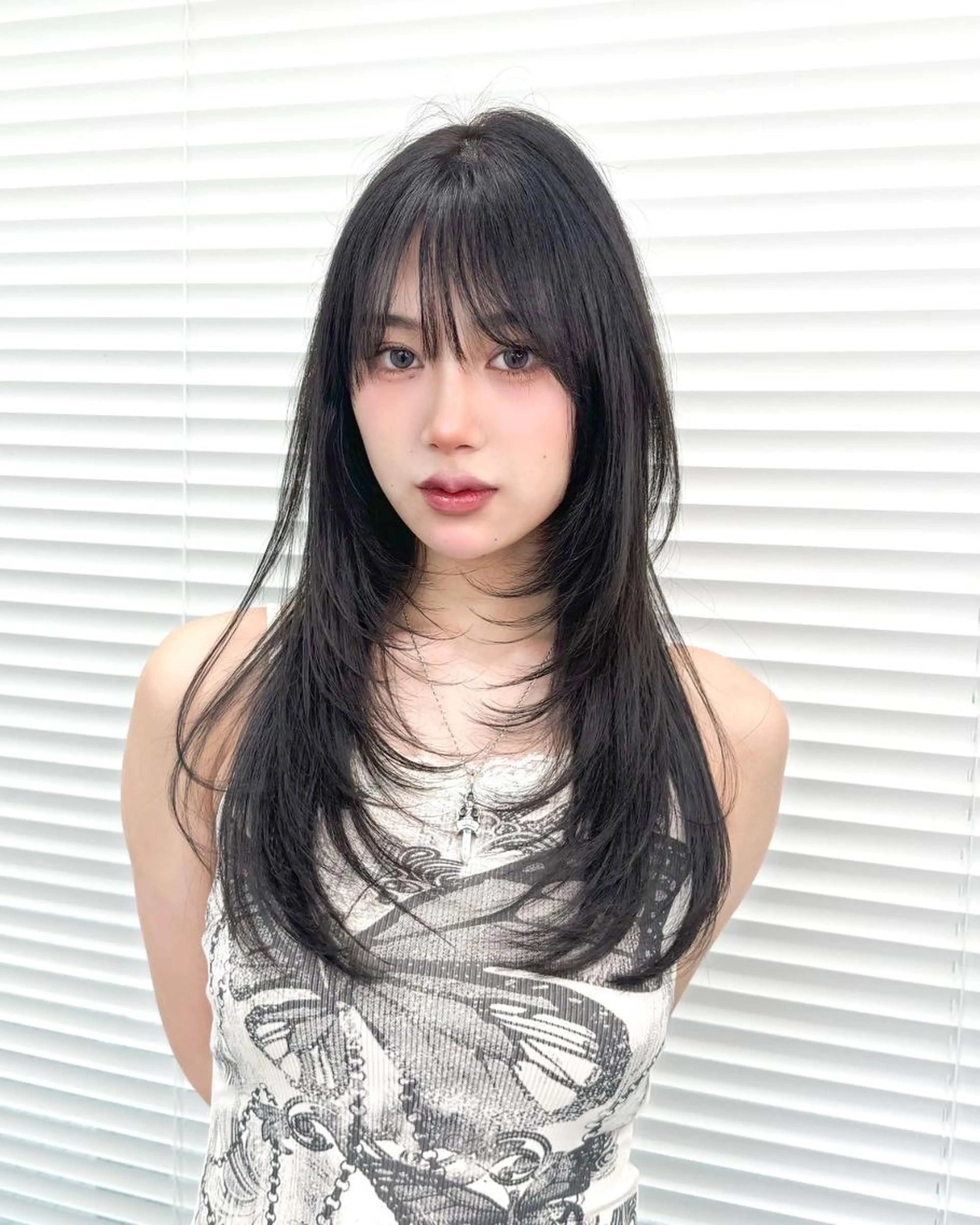 🇰🇷韓国ヘア🇰🇷カット➕カラー➕オリジナルトリートメント➕炭酸SPA➕コテ巻き仕上げの写真