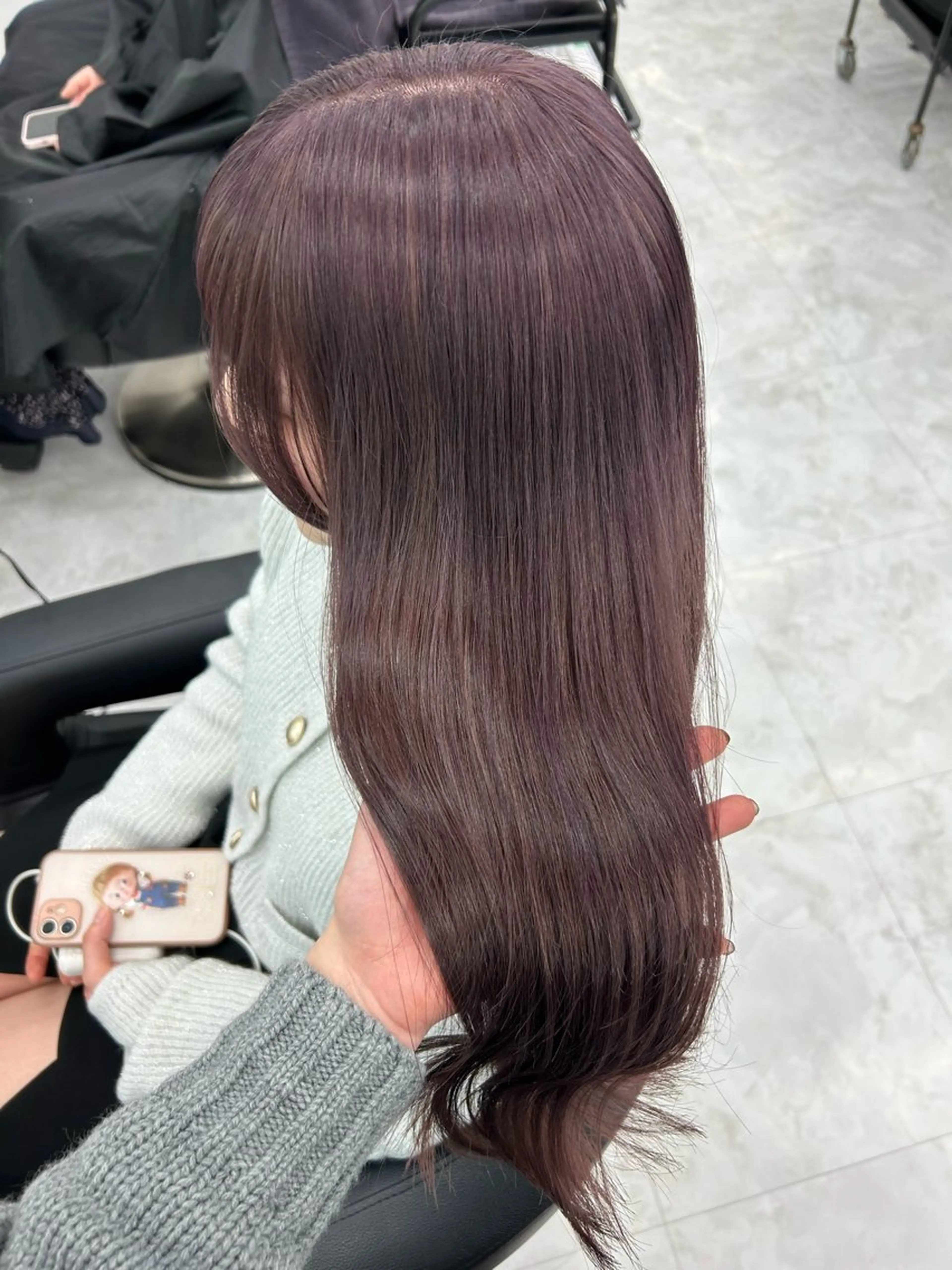 ロング 淡色ラベンダー♡ ニーナ🎀🦙のヘアスタイル