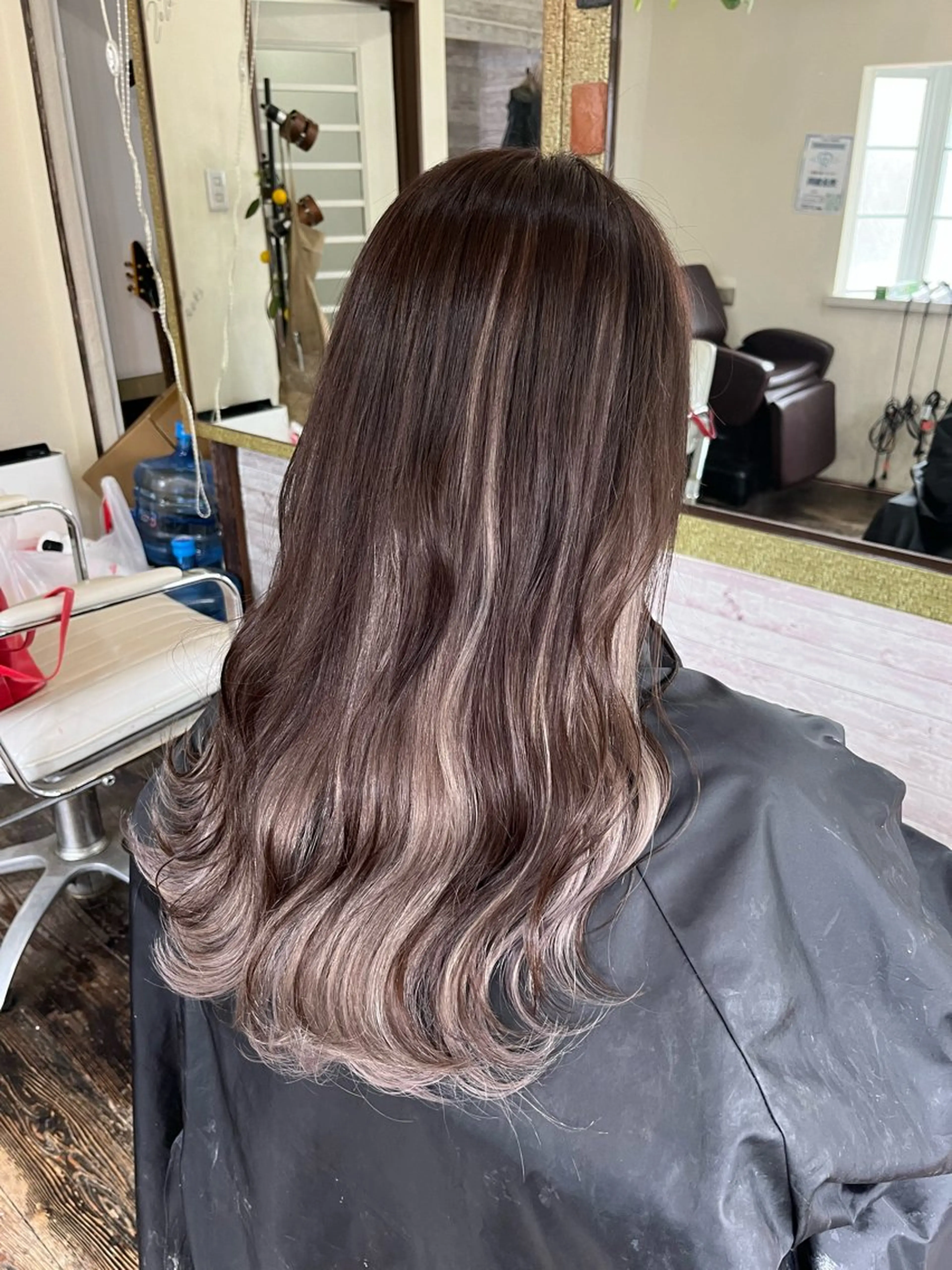 ロング カラー ヘアカラー 渡辺 健太のヘアスタイル