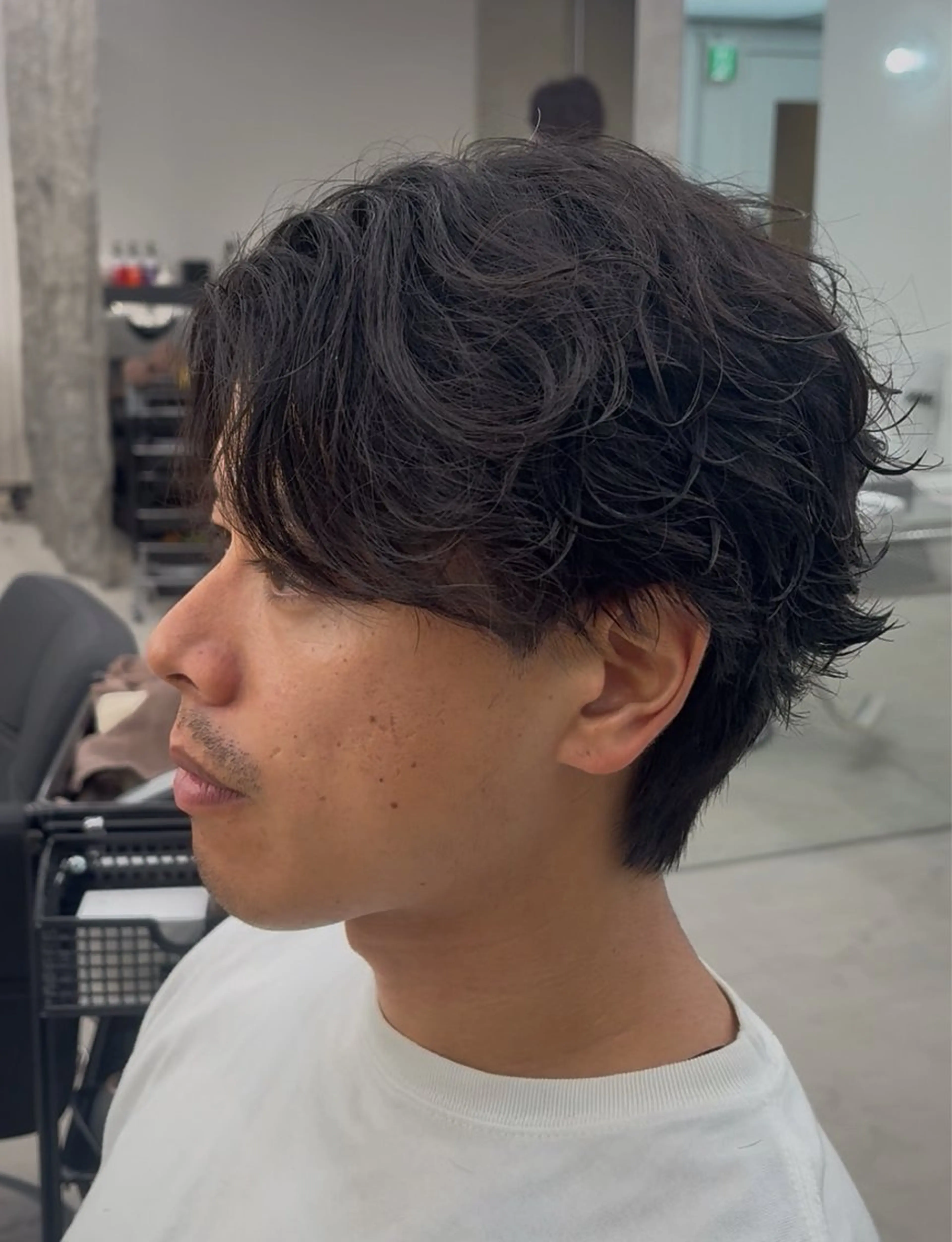 メンズ センターパート メンズパーマ カット PHENOMENON /韓国Y2K/keiのヘアスタイル