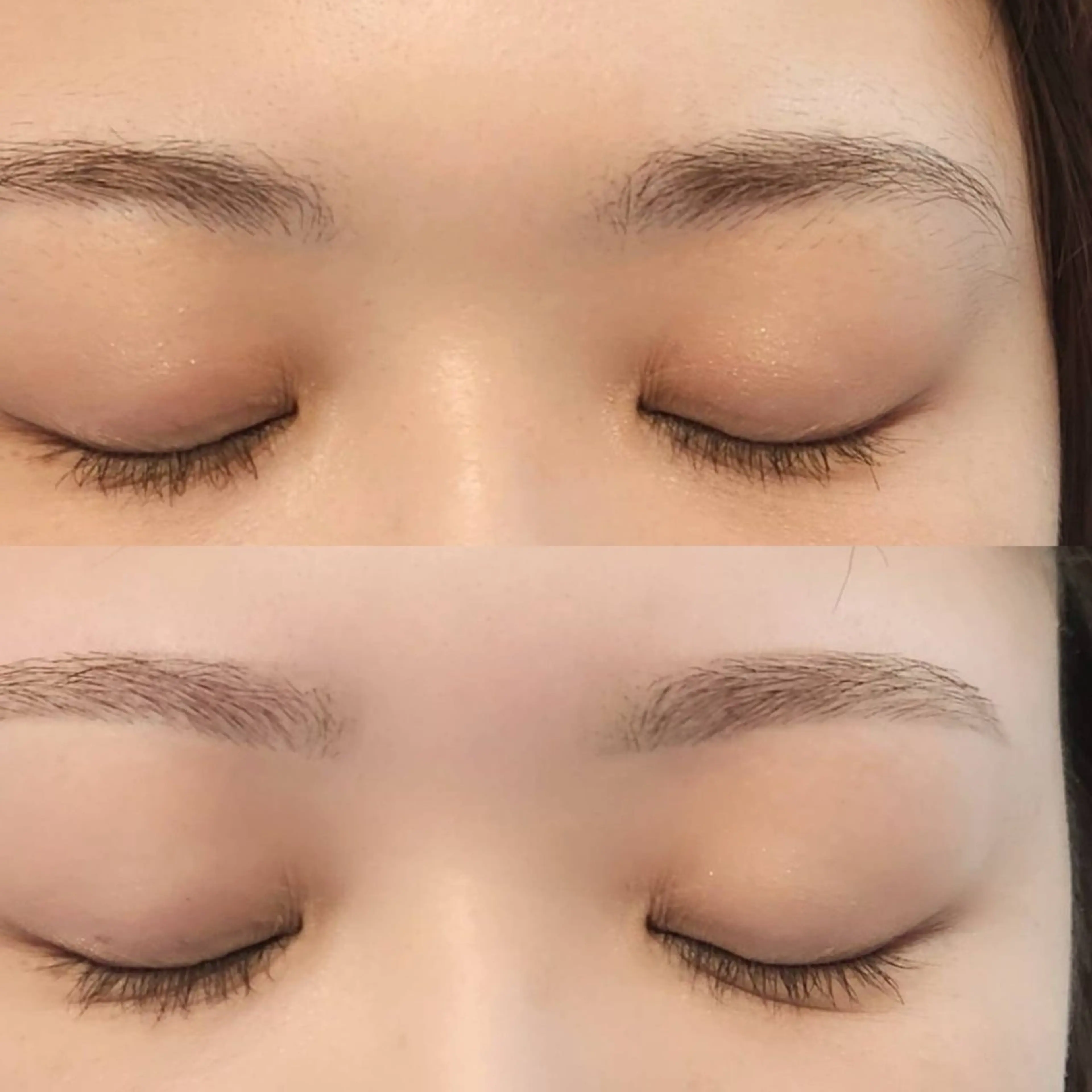 ナチュラルに垢抜ける【アイブロウワックス脱毛】毛抜き・間引き・カット・メイクレクチャー込みの写真