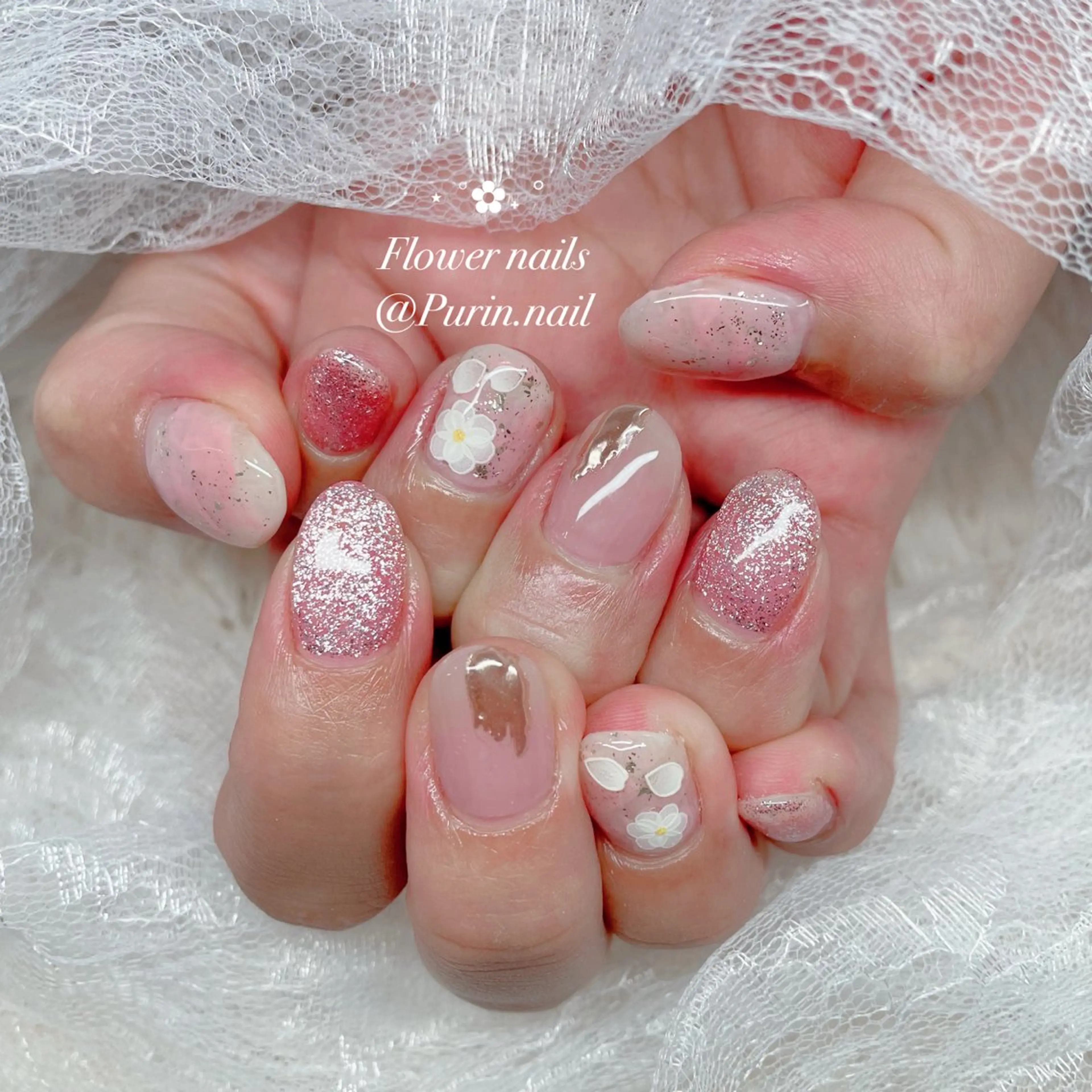 ネイル ハンドネイル Nails by Purin🍮のネイルデザイン