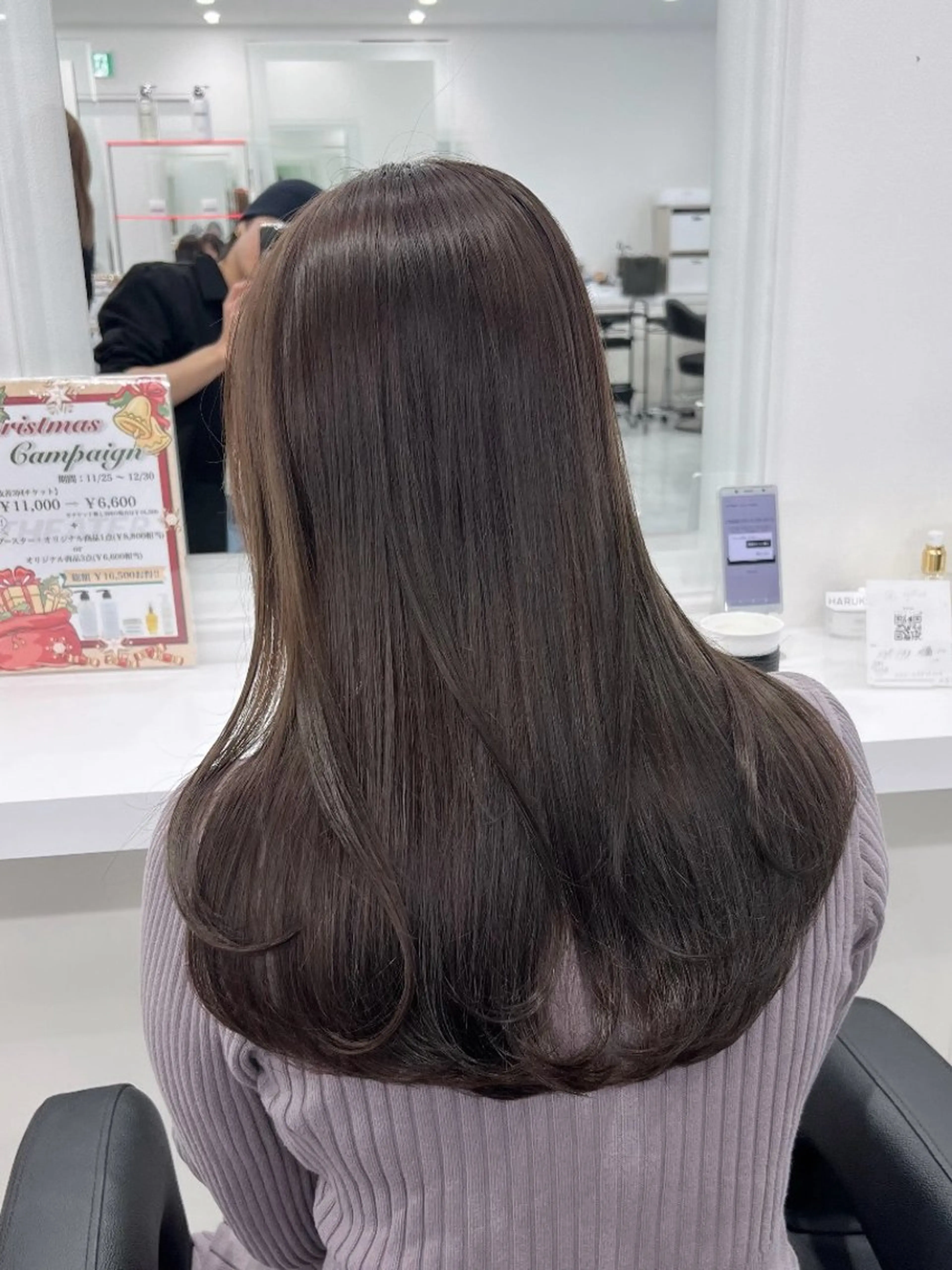 ロング カラー 透明感カラー🫧 レイヤーカットのヘアスタイル