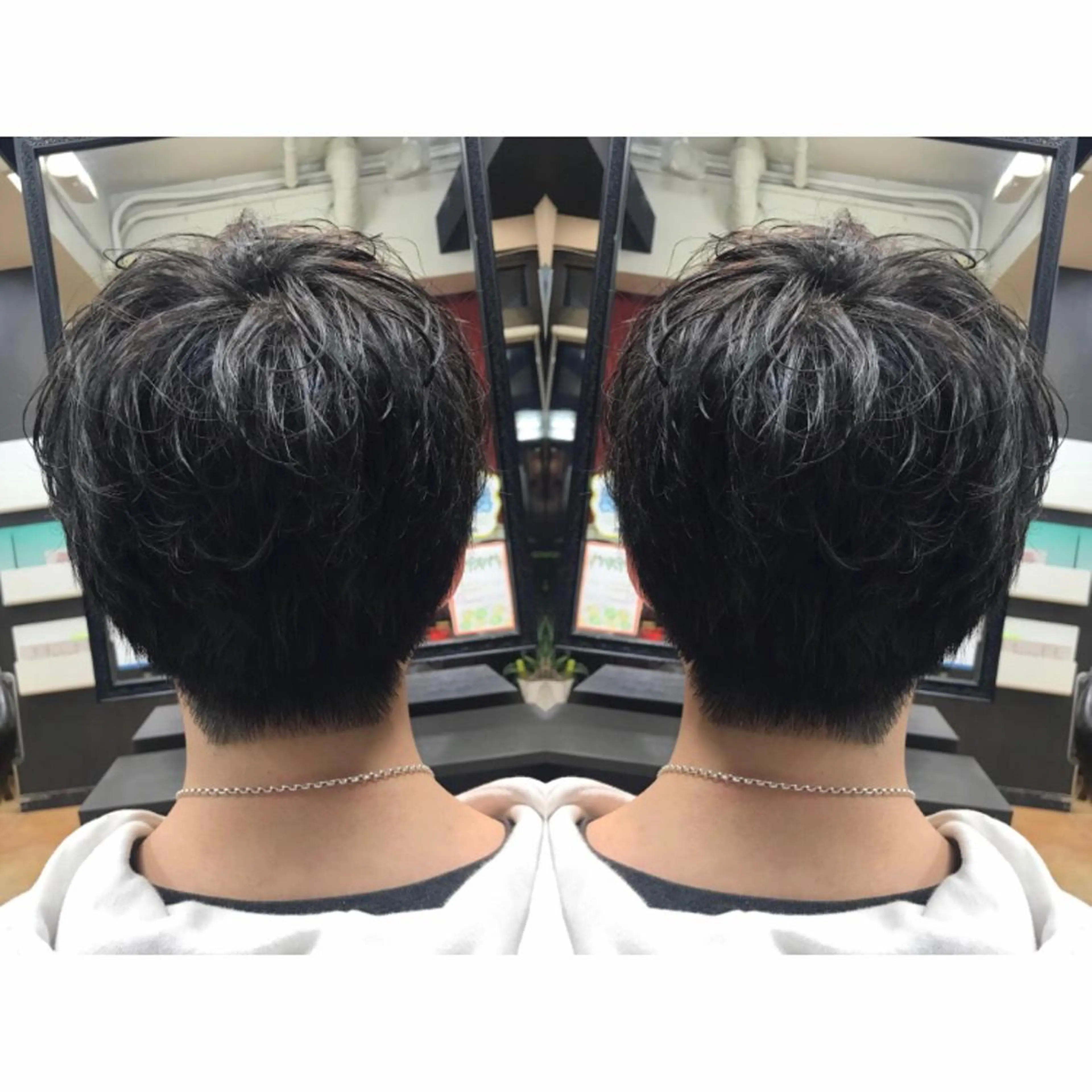 メンズ カット ヘッドスパ 🫧透け感⋆艶髪💎 山口アヤカのヘアスタイル