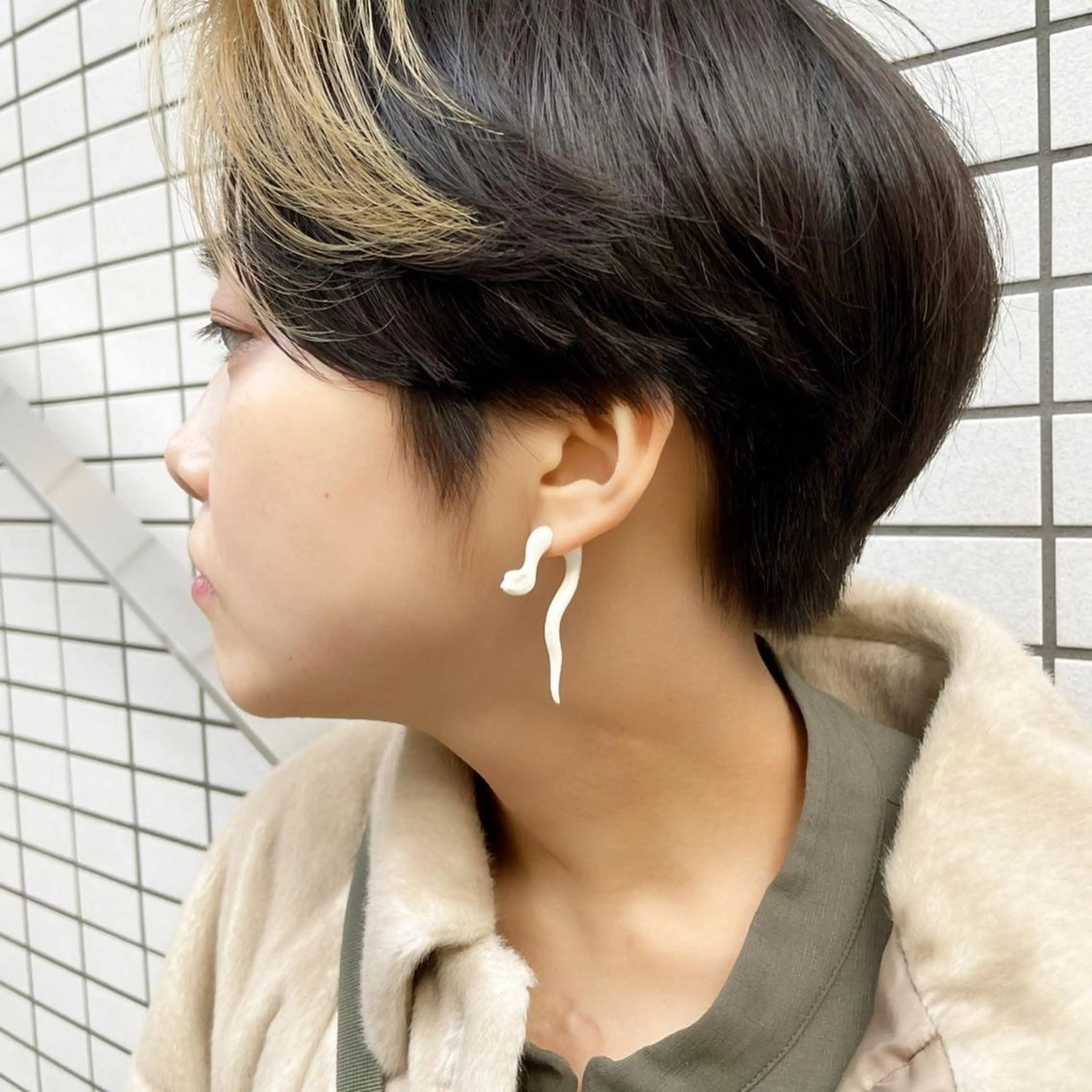 ショート カラー カット ヘアカラー トリートメント ショートボブ髪質改善 縮毛矯正のプロ山道潤のヘアスタイル